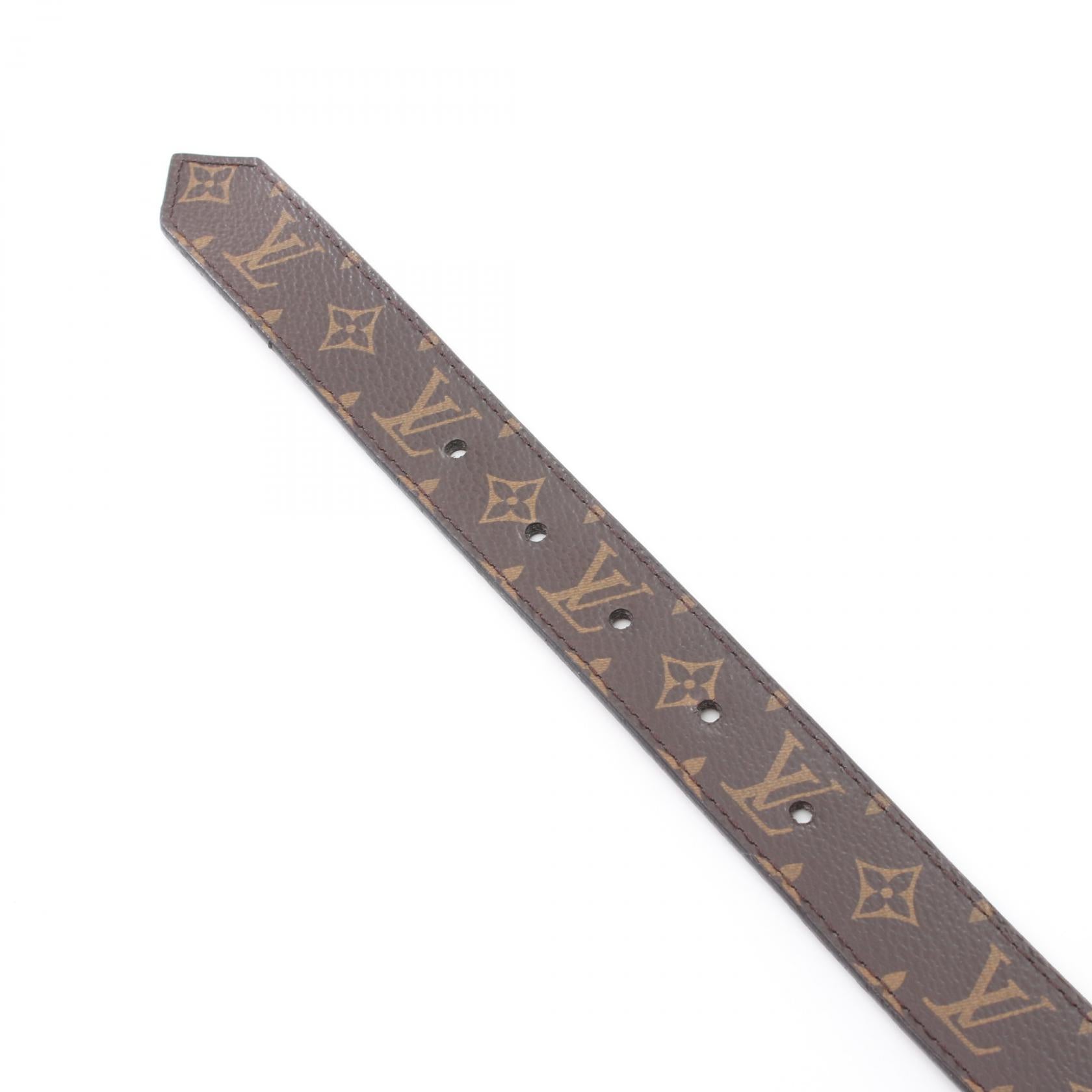 Louis Vuitton Monogram Dauphine Revbersible Belt  Canvas Belt M0196 in Very Good Condition