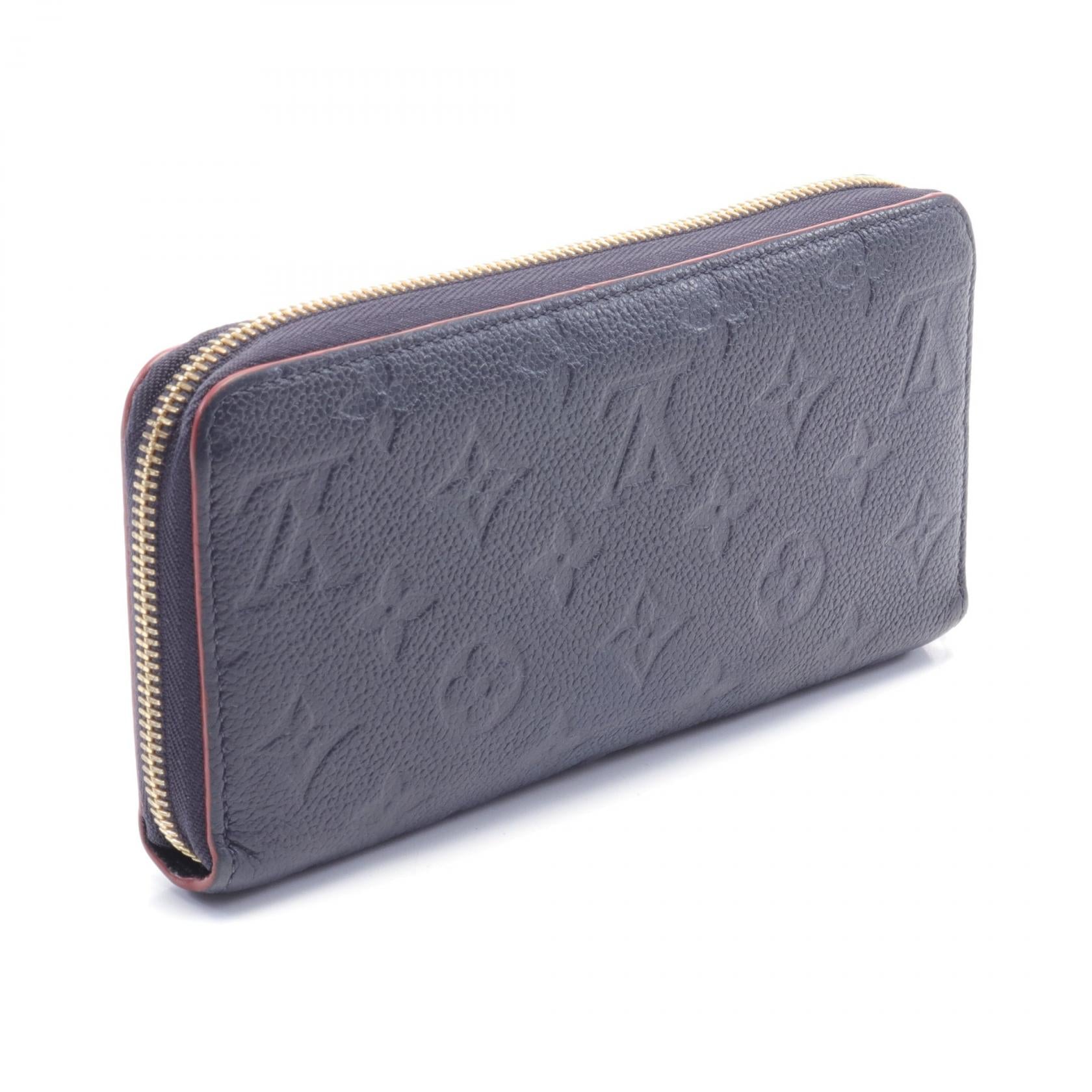 Louis Vuitton Monogram Empreinte Zippy  Leather Long Wallet M62121 in Very Good Condition