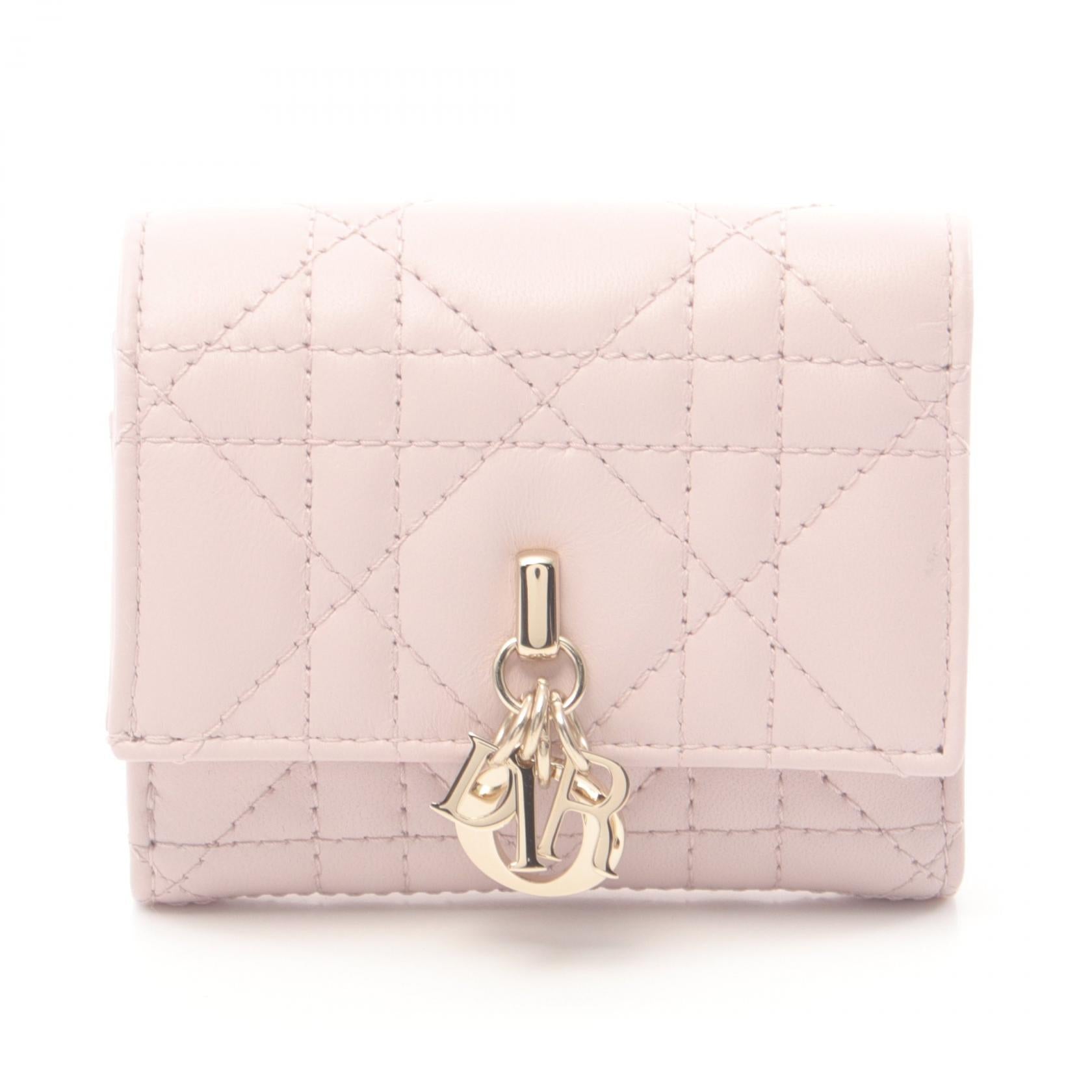 Dior My Dior Hibiscus L Zip Wallet