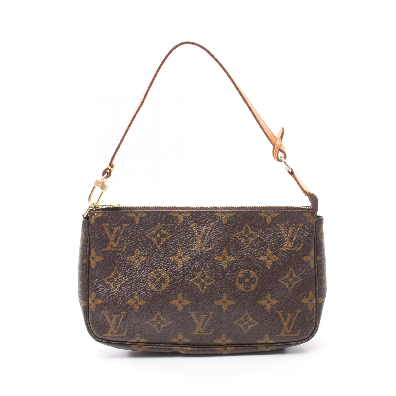 Louis Vuitton Monogram Pochette Accesoires  Canvas Handbag M51980 in Good Condition