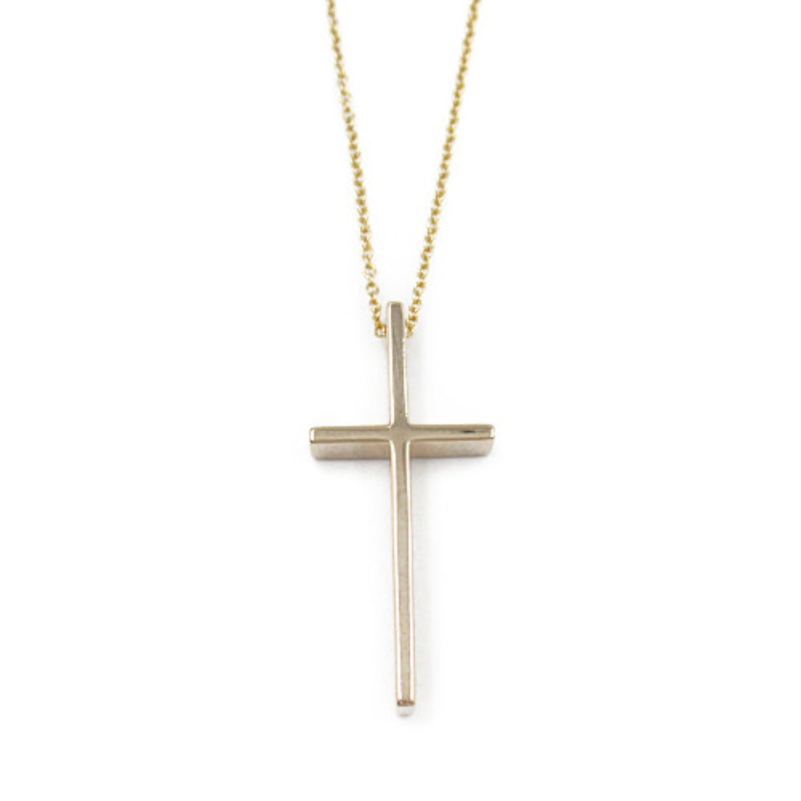 Tiffany & Co Cross Necklace K18PG Pink Gold