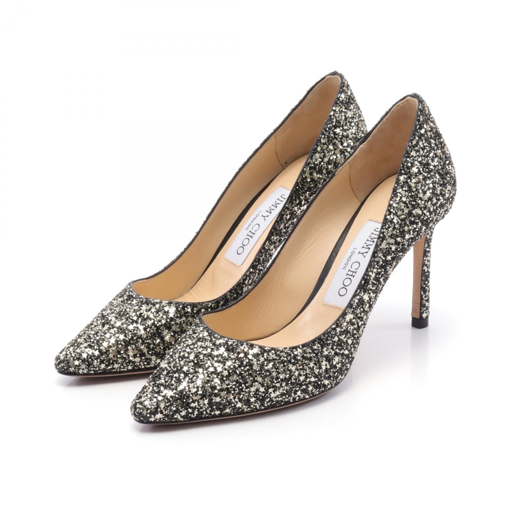 Jimmy Choo Glitter ROMY85 Pumps