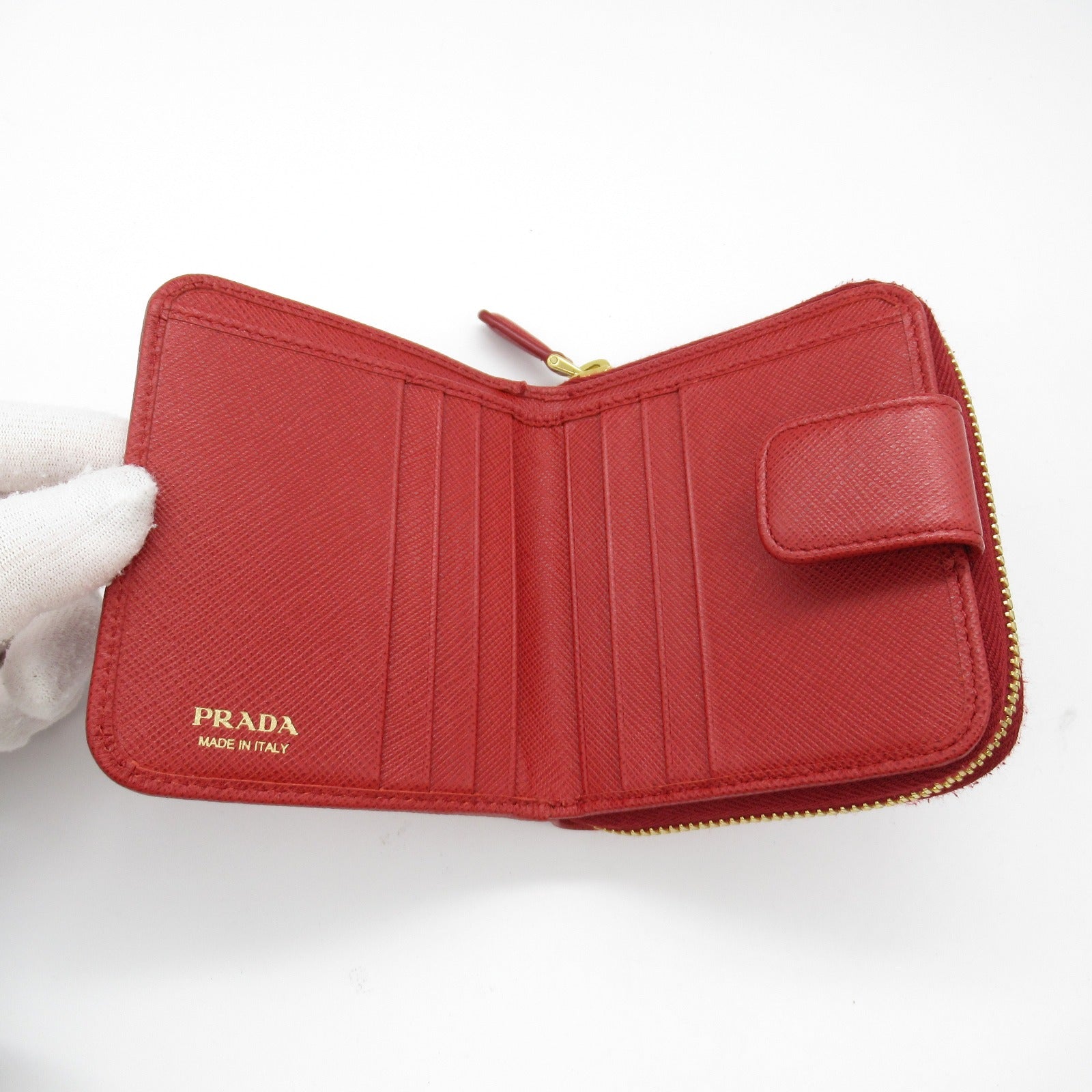 Prada Saffiano Leather Bifold Wallet