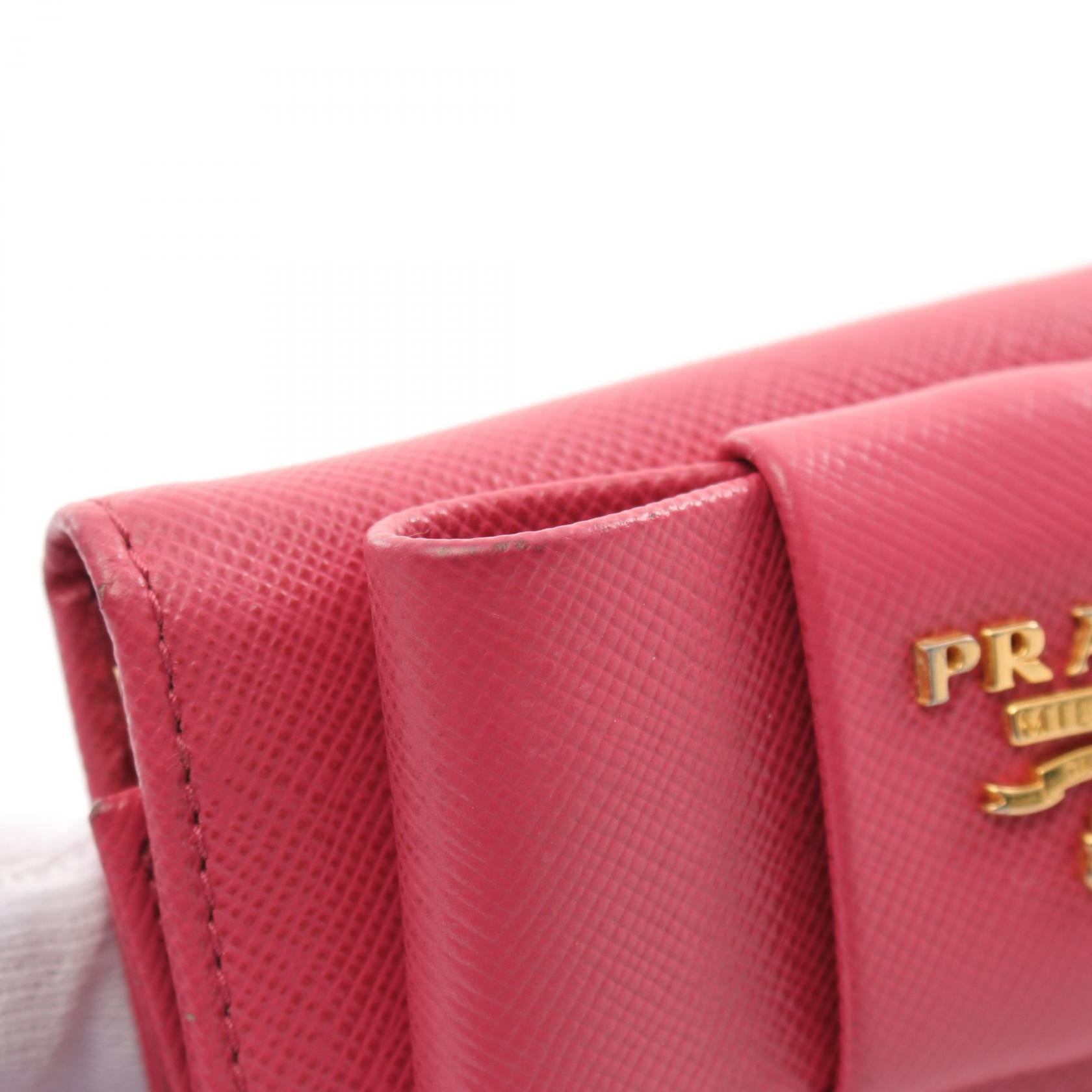 Prada Saffiano Leather Key Case 1M0222