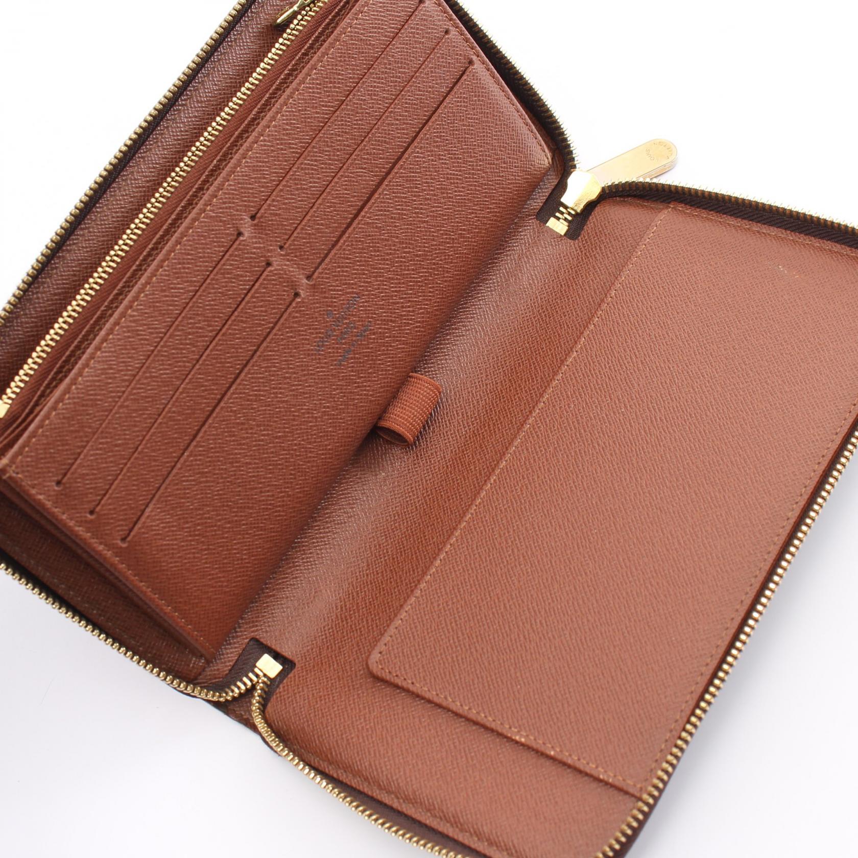 Louis Vuitton Zippy Organizer Wallet Brown M60002