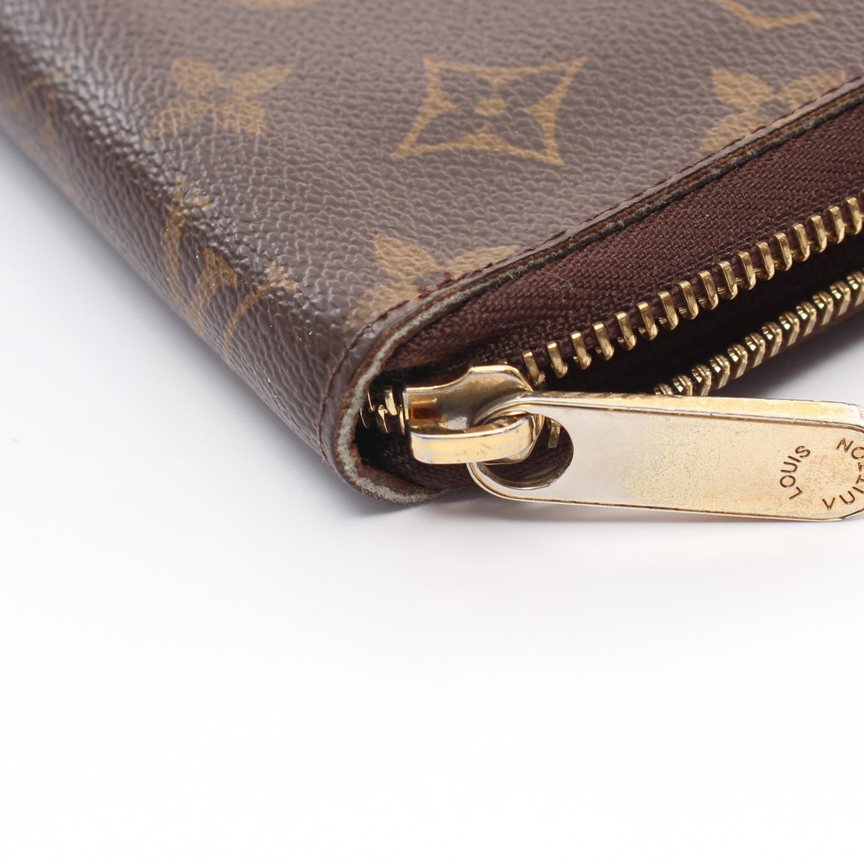 Louis Vuitton Zippy Organizer Wallet Brown M60002