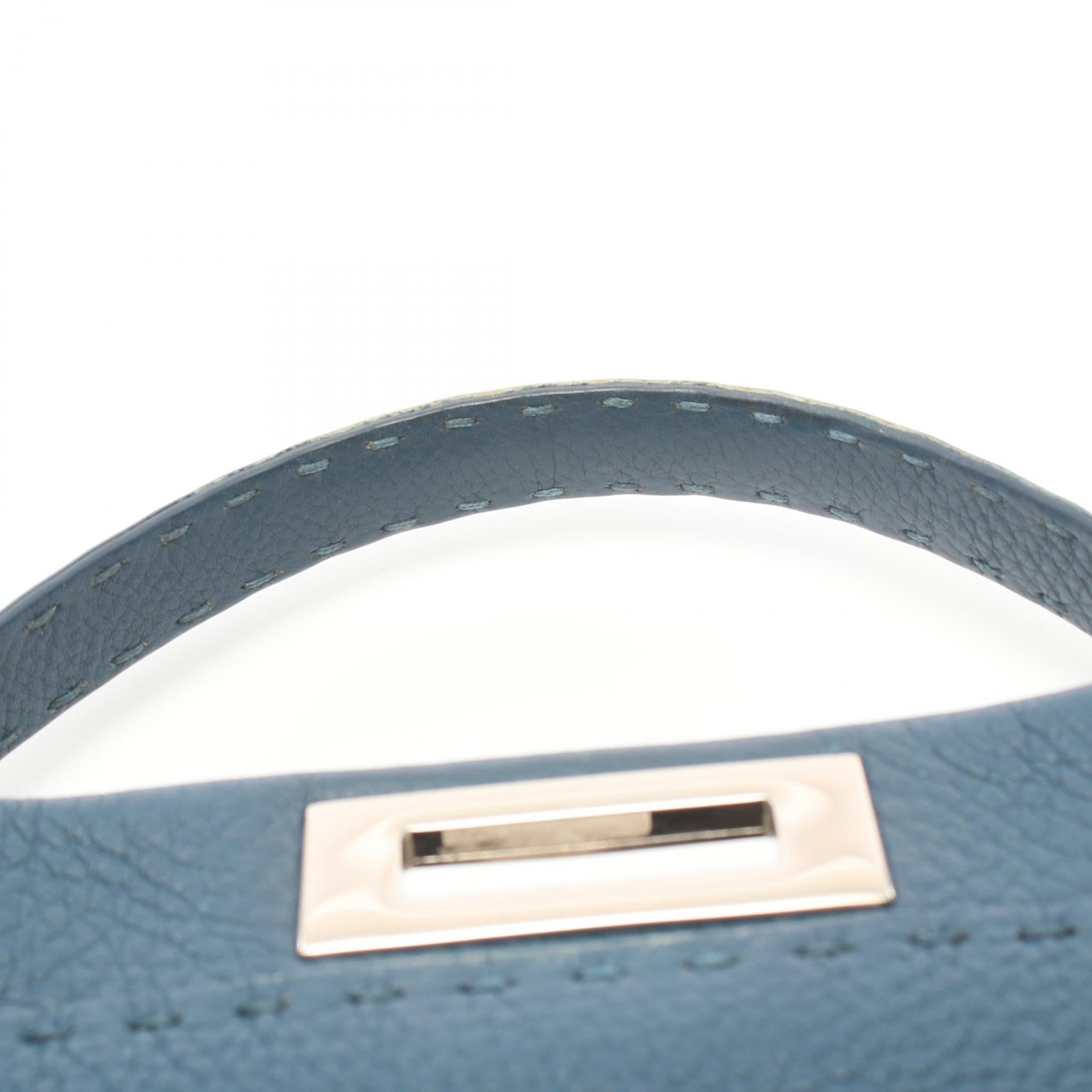 Fendi Peekaboo Regular Leather Handbag 8BN226