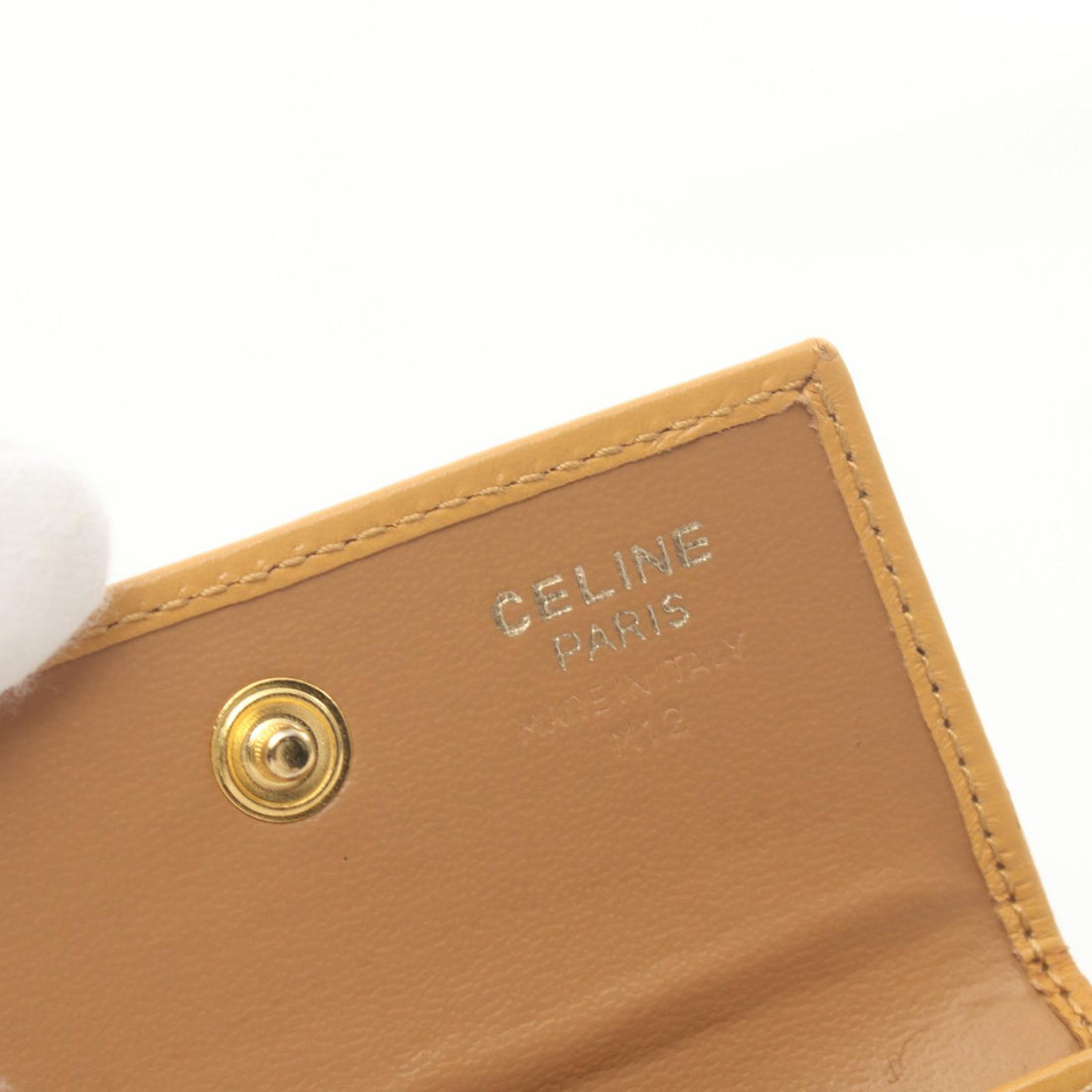 Celine Macadam Coin Case Leather Coin Case in Great Condition