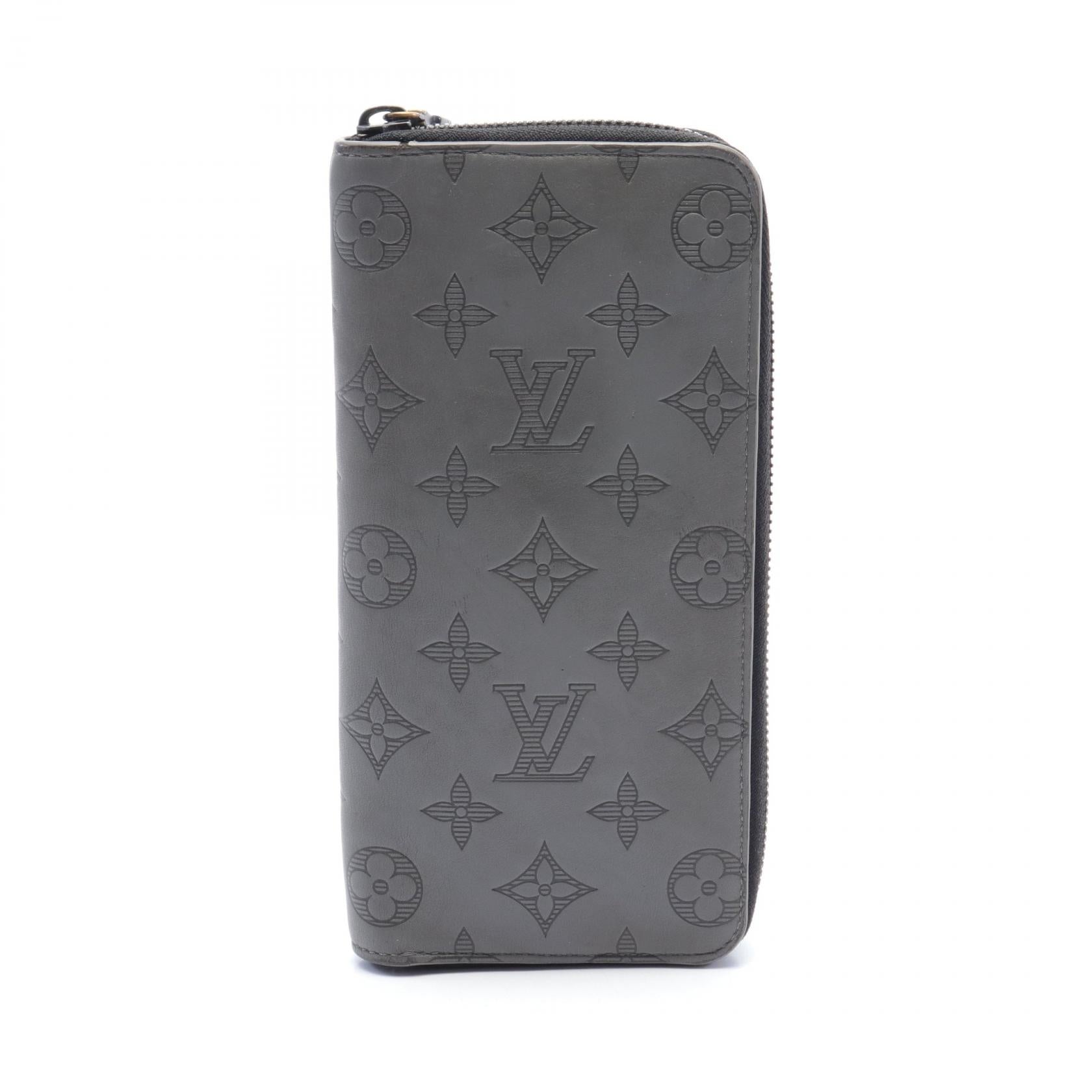 Louis Vuitton Monogram Shadow Leather Zippy Wallet M81384