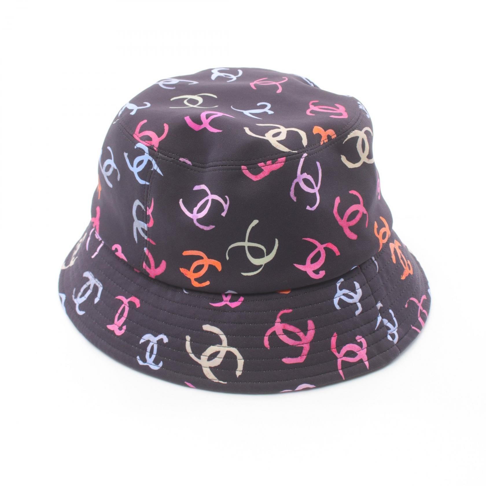 Chanel Coco Mark Fabric Hat for Women