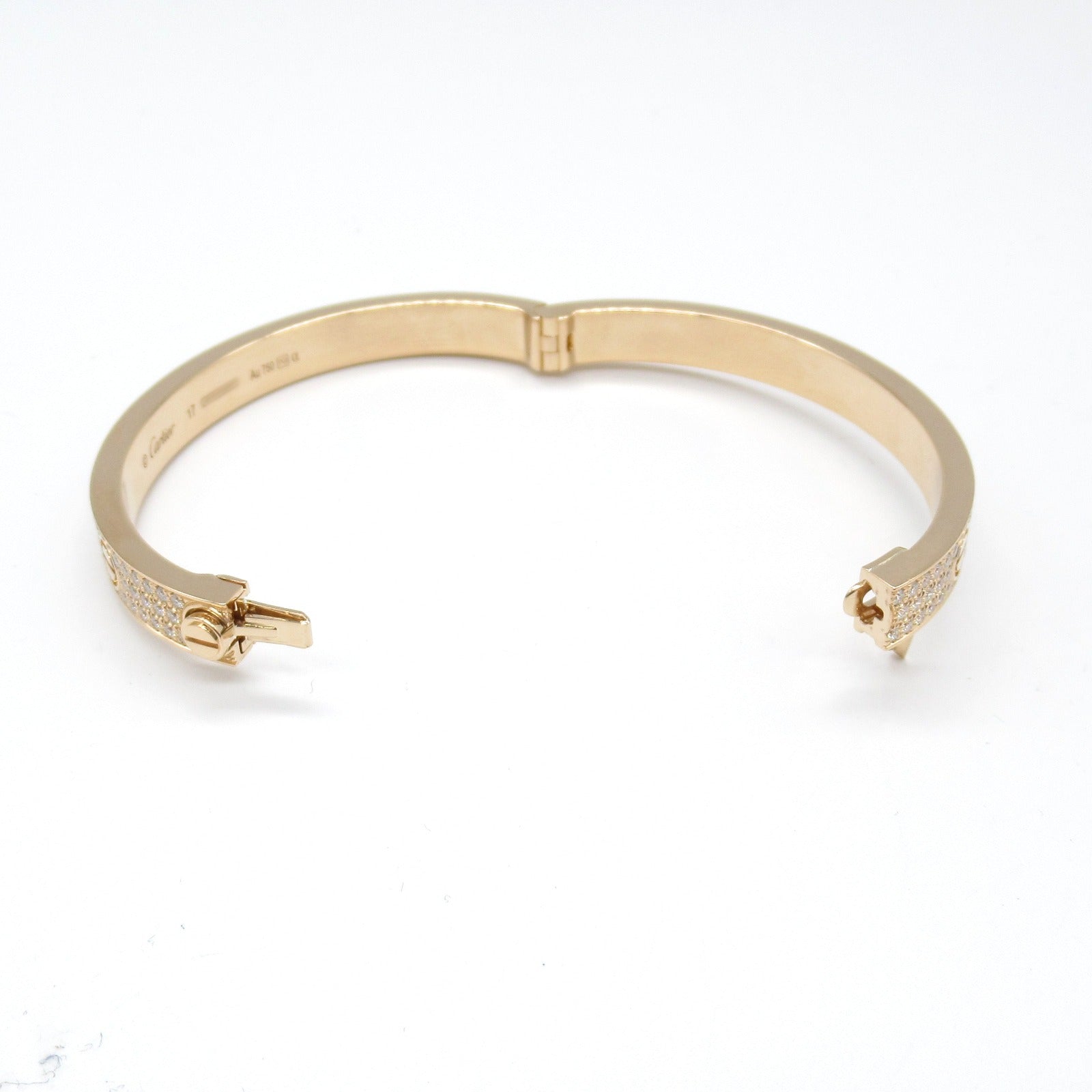 Cartier Love Bracelet Diamond K18PG Pink Gold N6036917