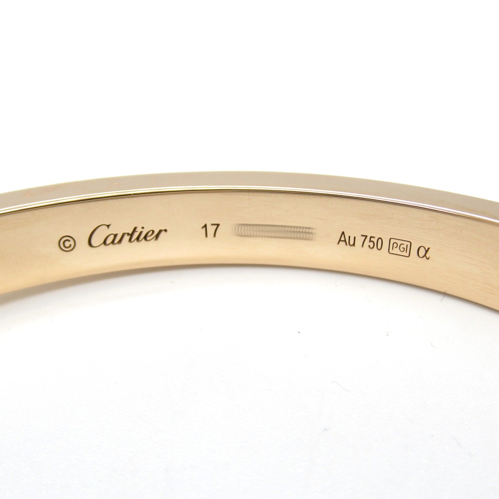 Cartier Love Bracelet Diamond K18PG Pink Gold N6036917