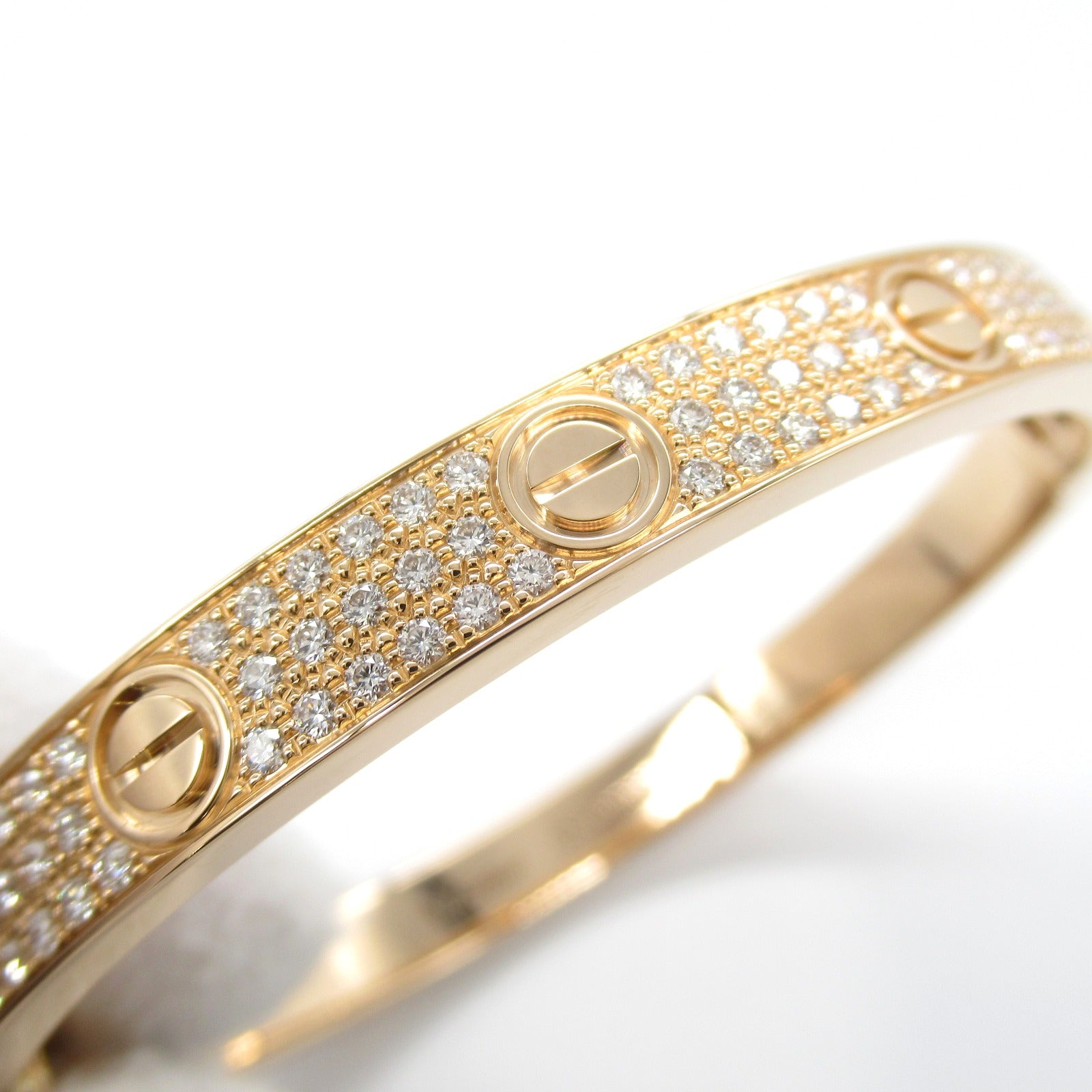 Cartier Love Bracelet Diamond K18PG Pink Gold N6036917