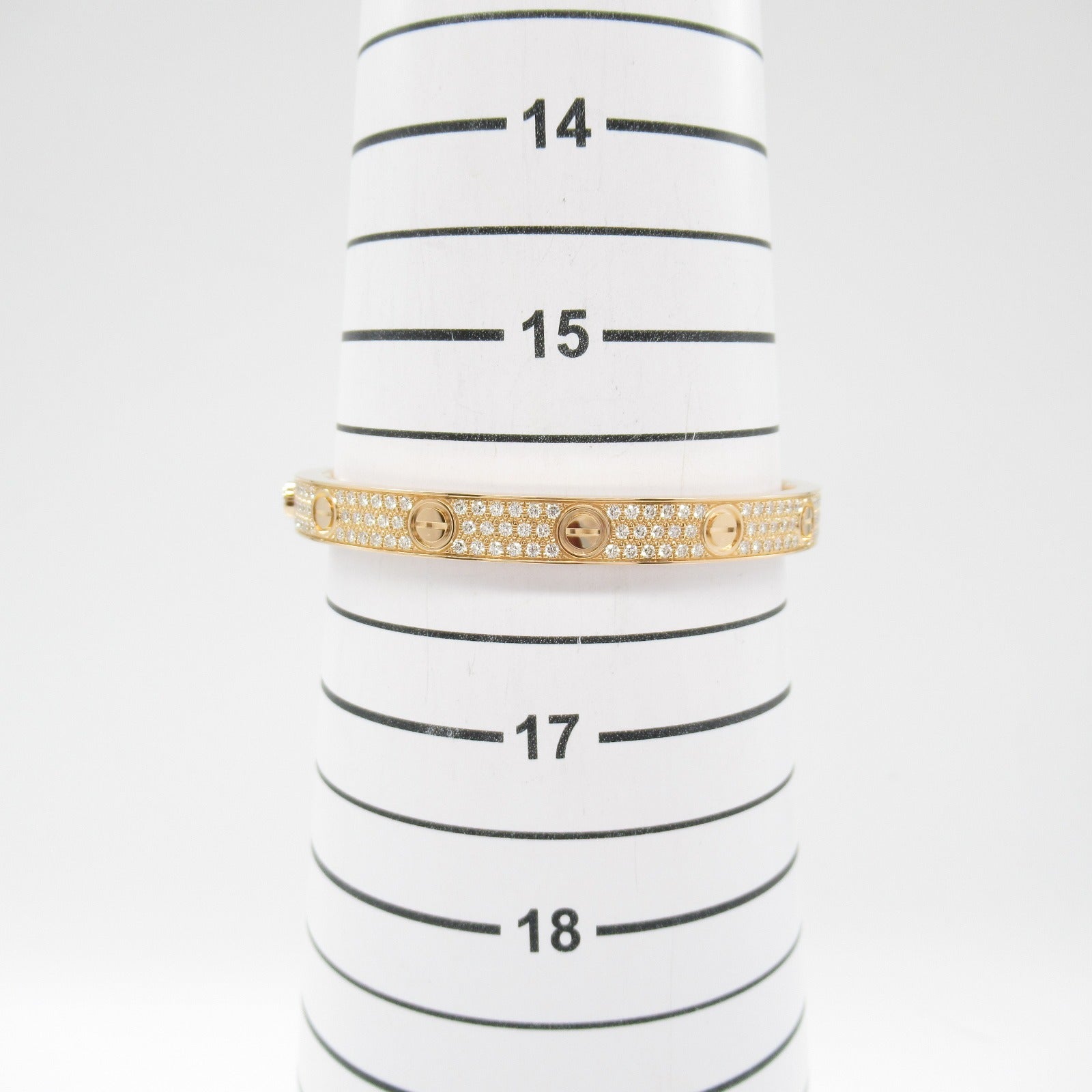 Cartier Love Bracelet Diamond K18PG Pink Gold N6036917