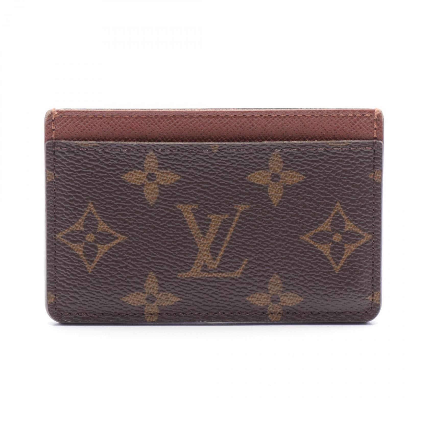 Louis Vuitton Monogram Card Holder Canvas Card Case M61733 in Very Good Condition