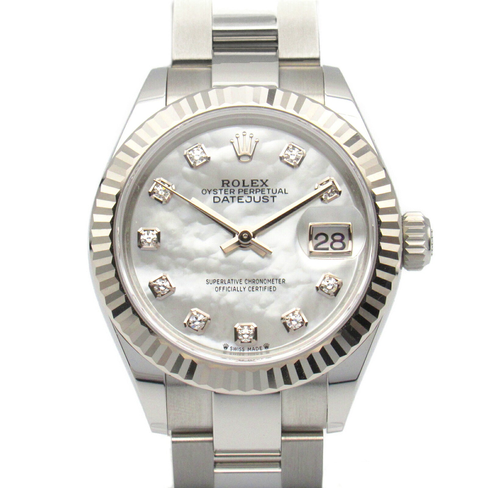 Rolex Datejust 28 White Gold Stainless Steel Watch