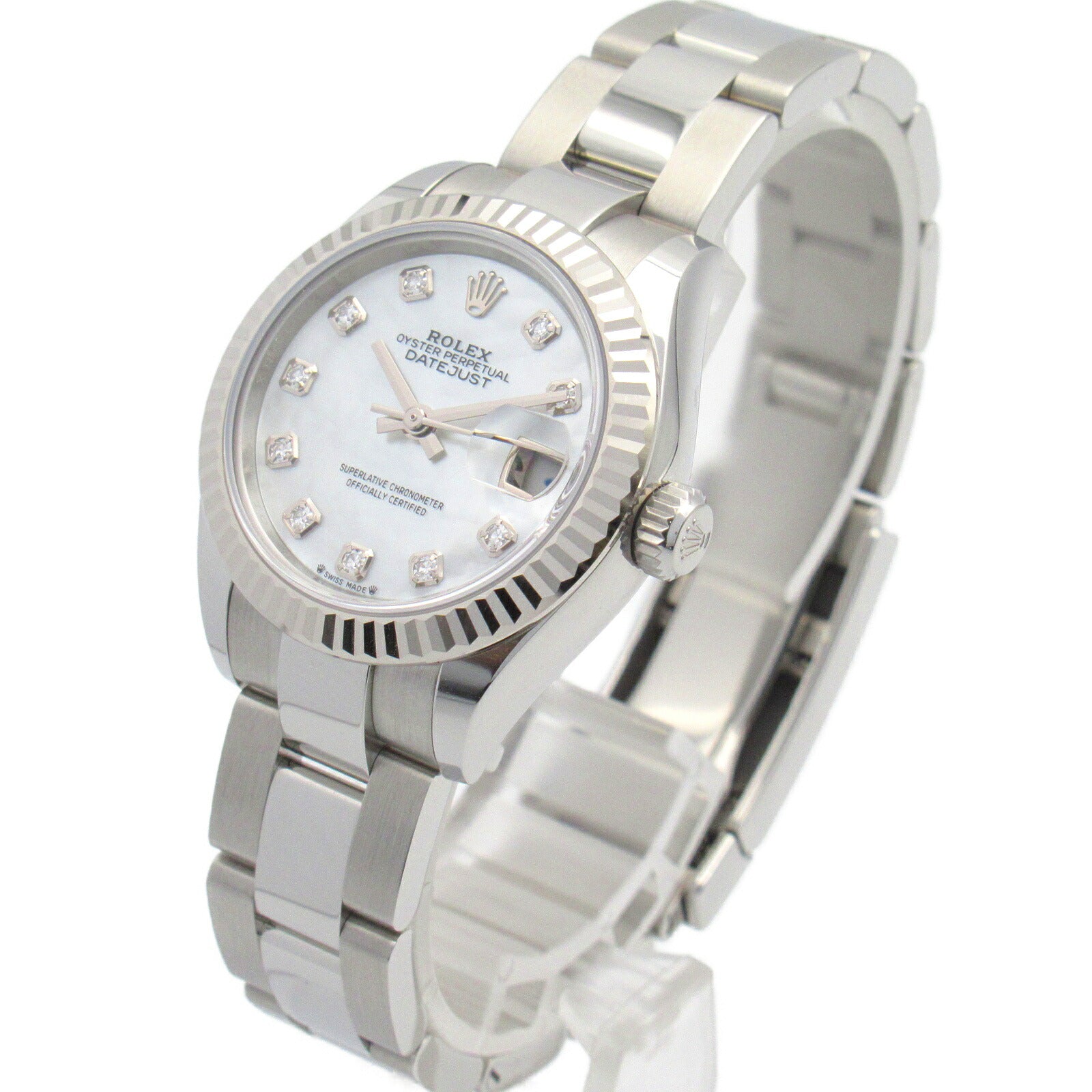 Rolex Datejust 28 White Gold Stainless Steel Watch