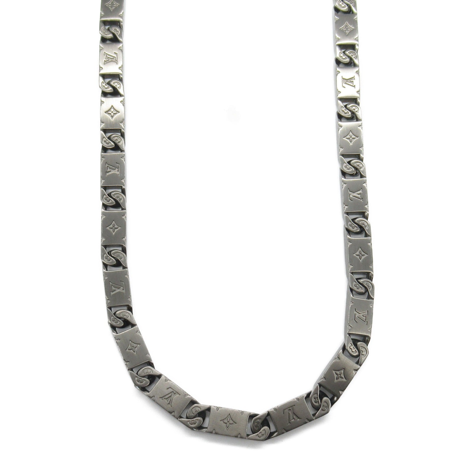 Louis Vuitton Stainless Steel Monogram Necklace M01782