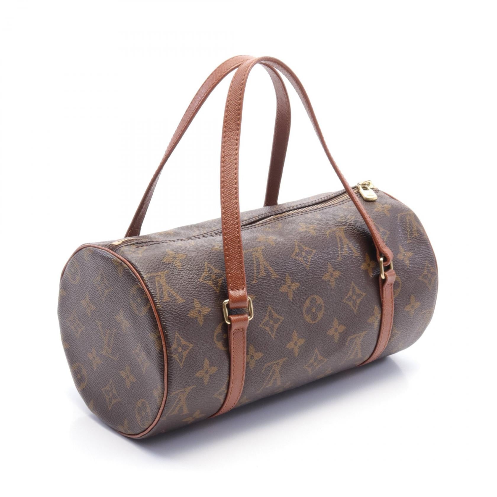 Louis Vuitton Papillon 26 Handbag Monogram Brown