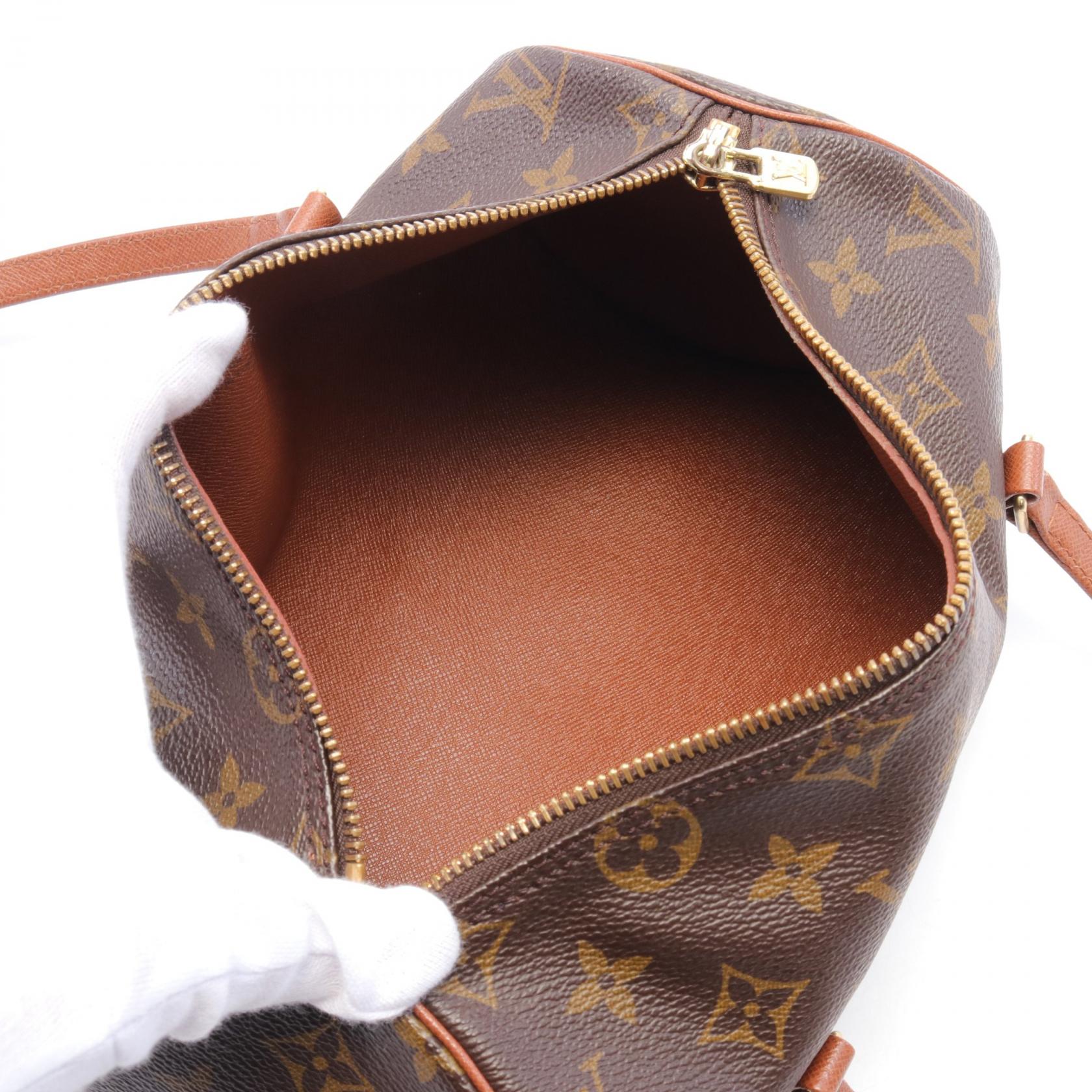 Louis Vuitton Papillon 26 Handbag Monogram Brown