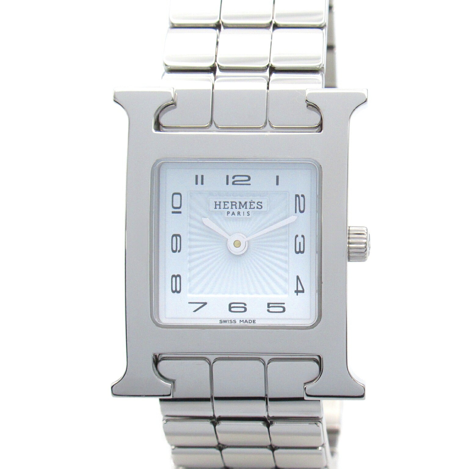 Hermes H Watch Stainless Steel Quartz Watch