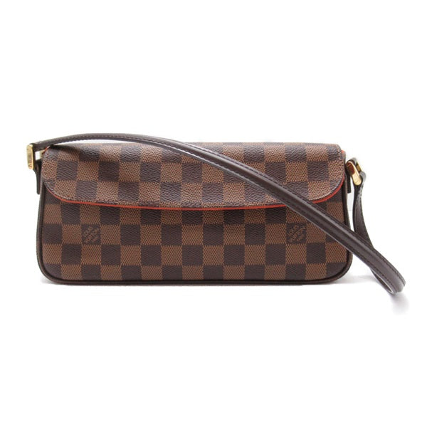 Louis Vuitton Damier Ebene Recoleta Canvas Shoulder Bag N51299 in Excellent condition