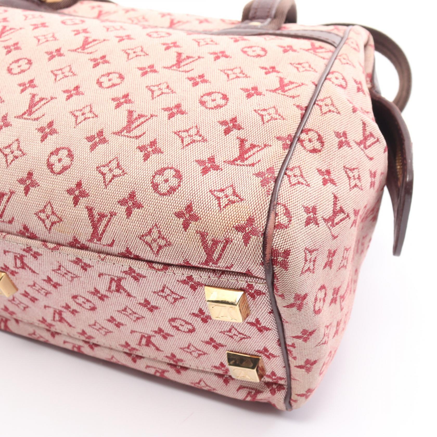 Louis Vuitton Monogram Mini Canvas Leather Handbag M92314