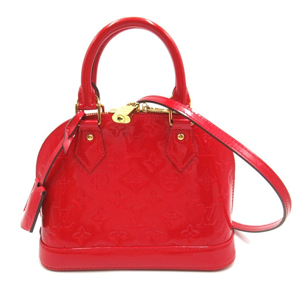 Louis Vuitton Monogram Vernis Alma BB Leather Handbag M90174 in Excellent condition