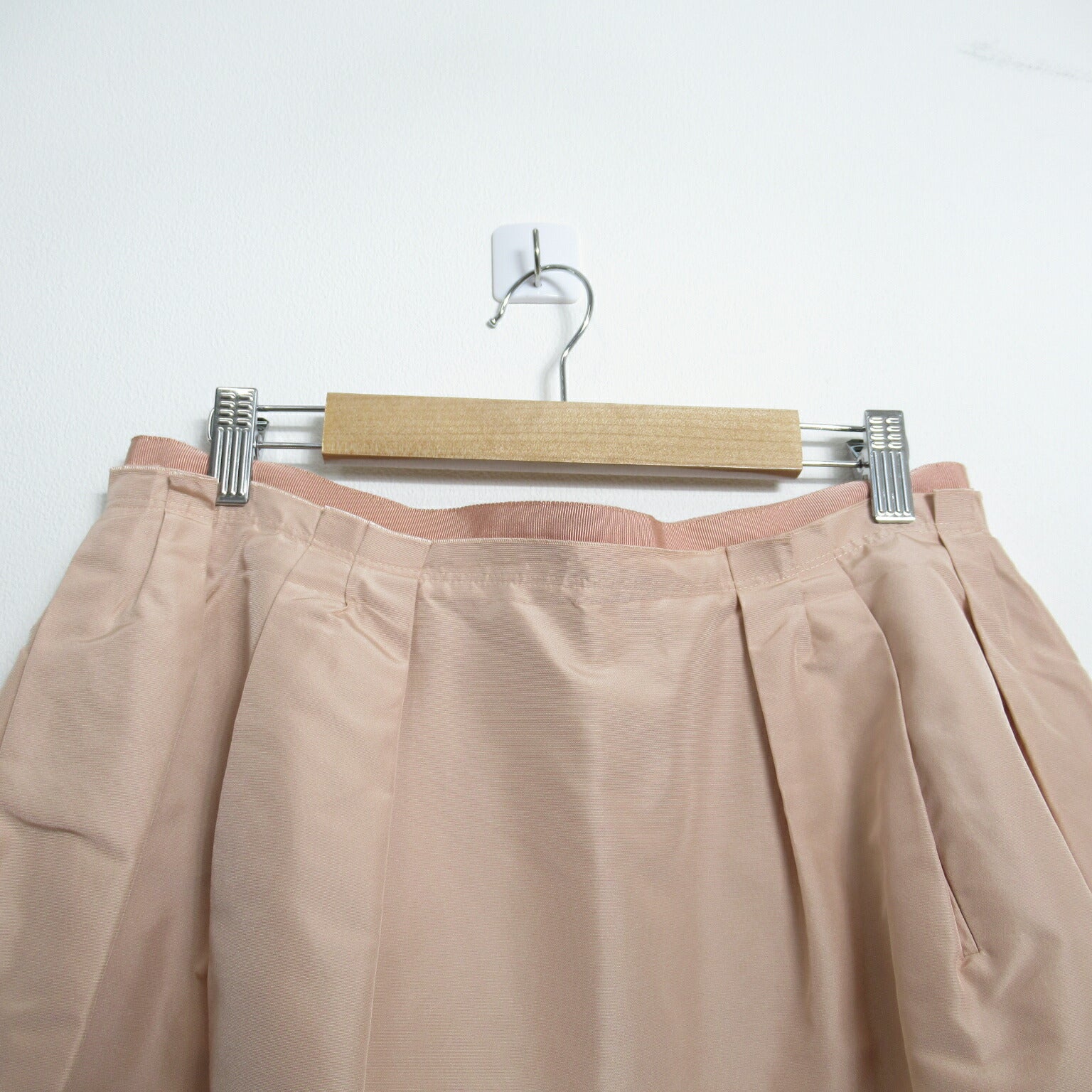 FOXEY Cotton Tuck Skirt Orange