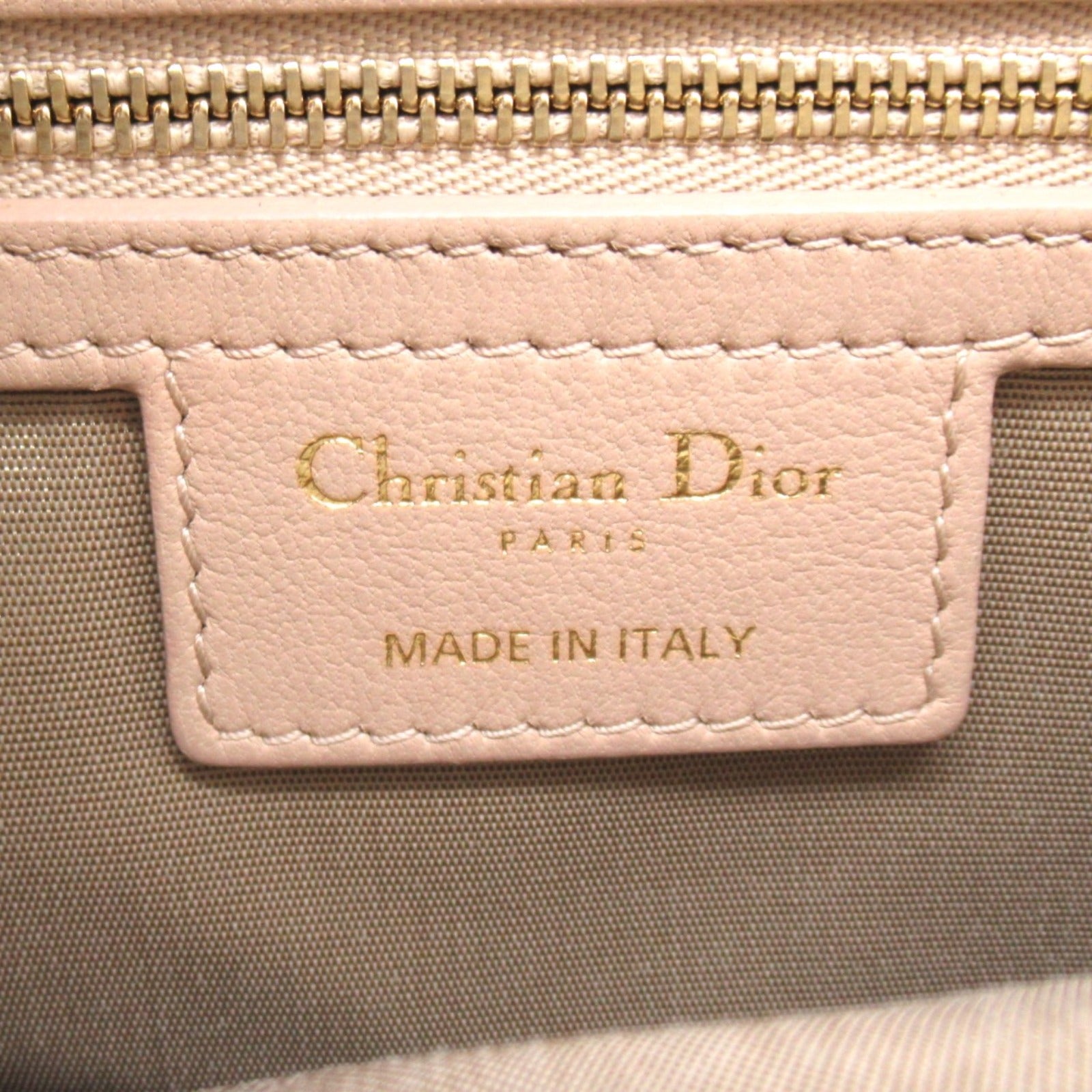 Dior Lady Dior Cannage Tote Bag Beige