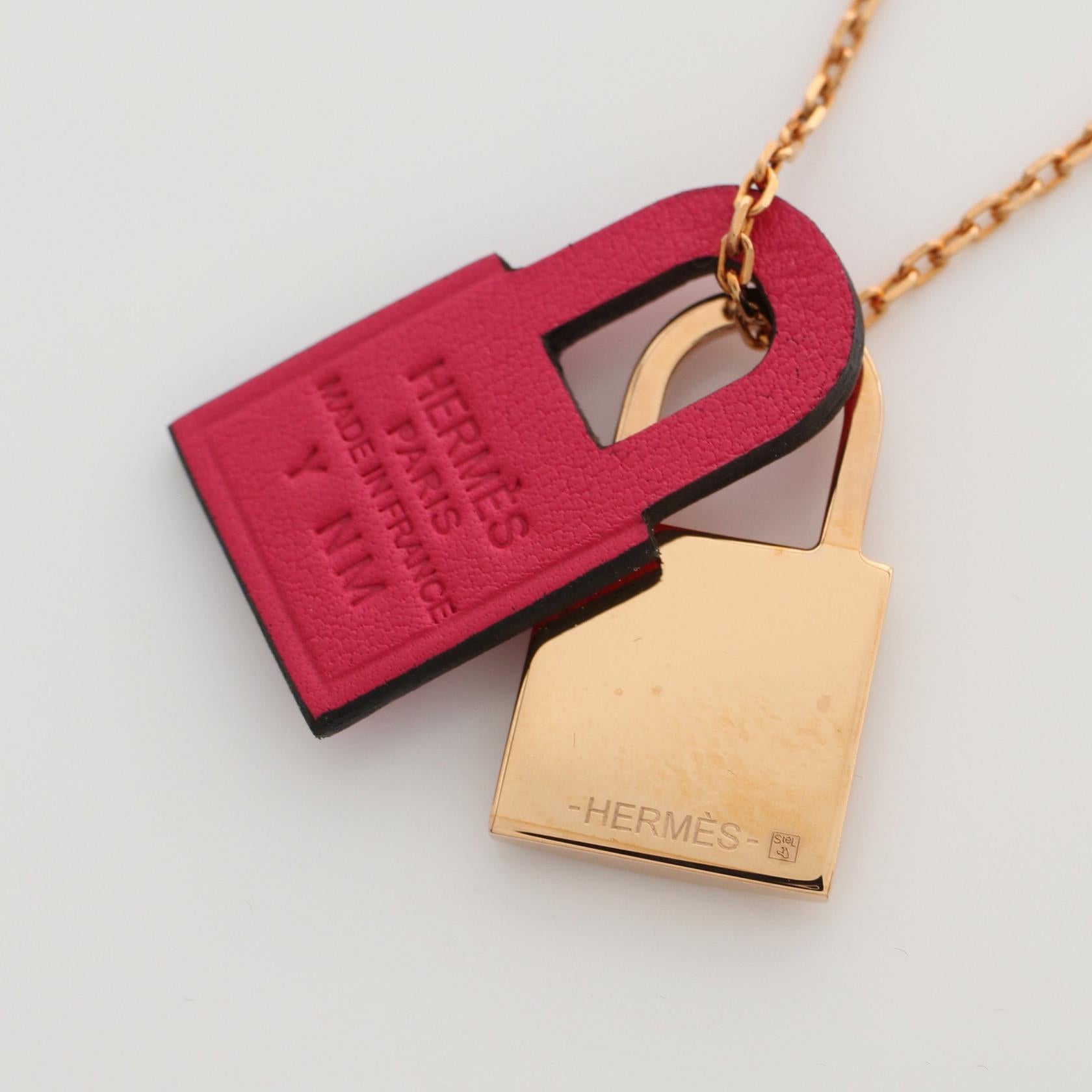 Hermes Kelly Necklace Gold Plated Jewelry