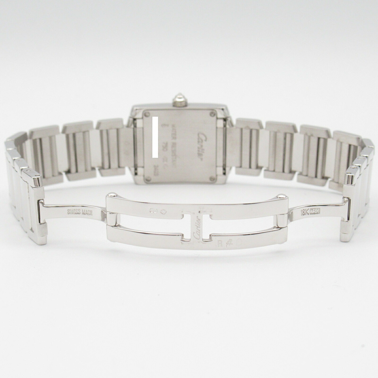 Cartier Tank Française Diamond Bezel Watch WF1002S3