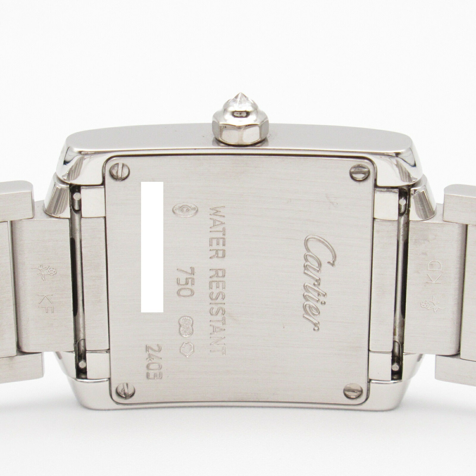 Cartier Tank Française Diamond Bezel Watch WF1002S3