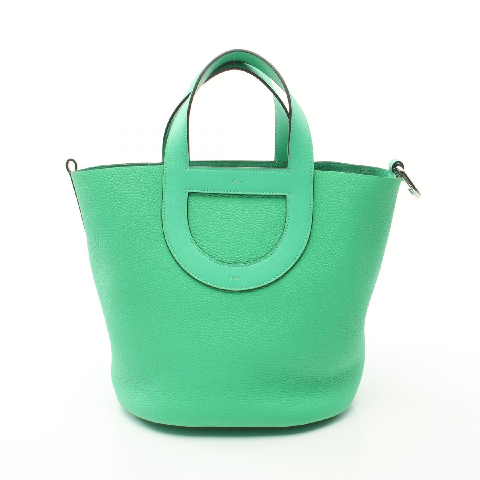 Hermes In The Loop 23 Green Handbag