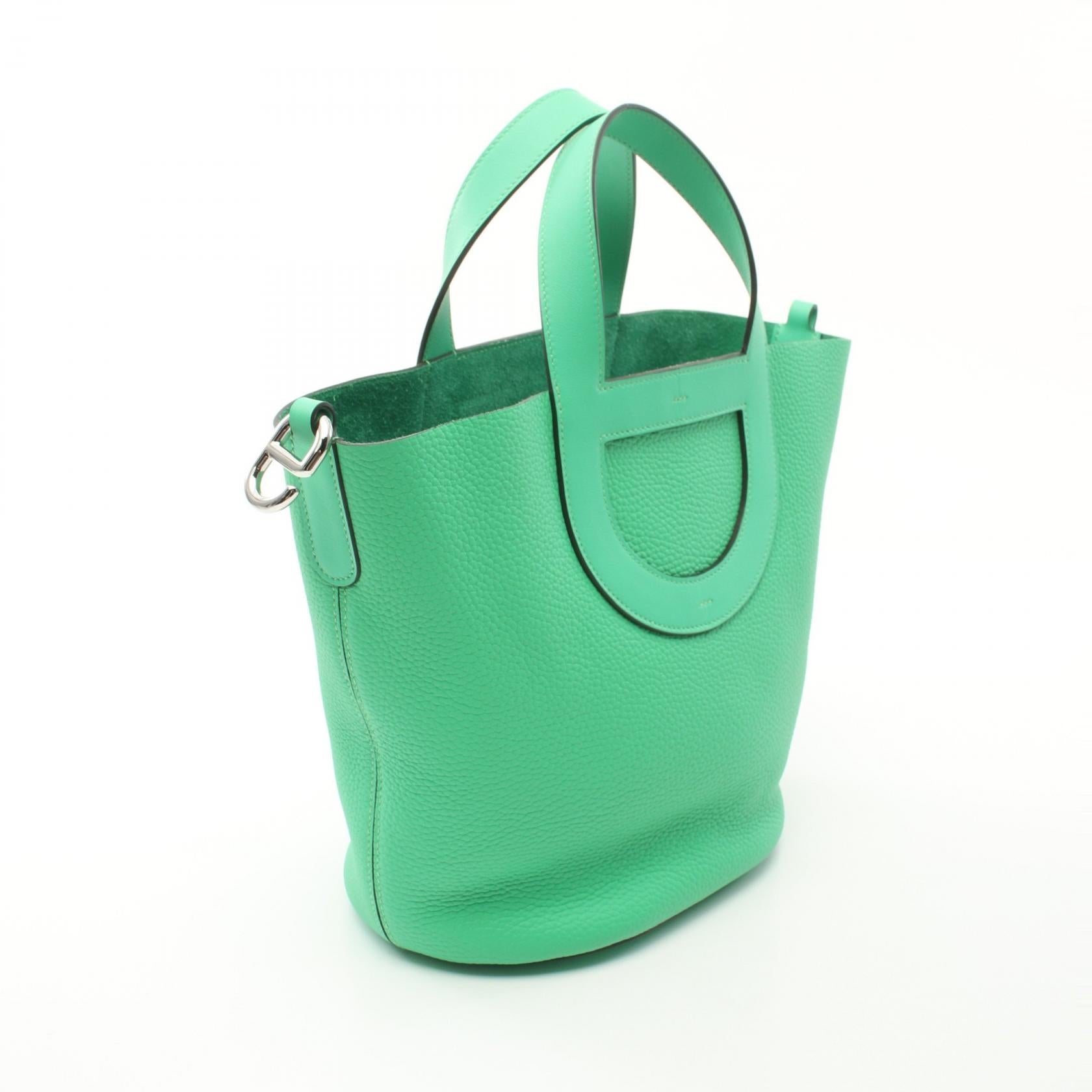 Hermes In The Loop 23 Green Handbag