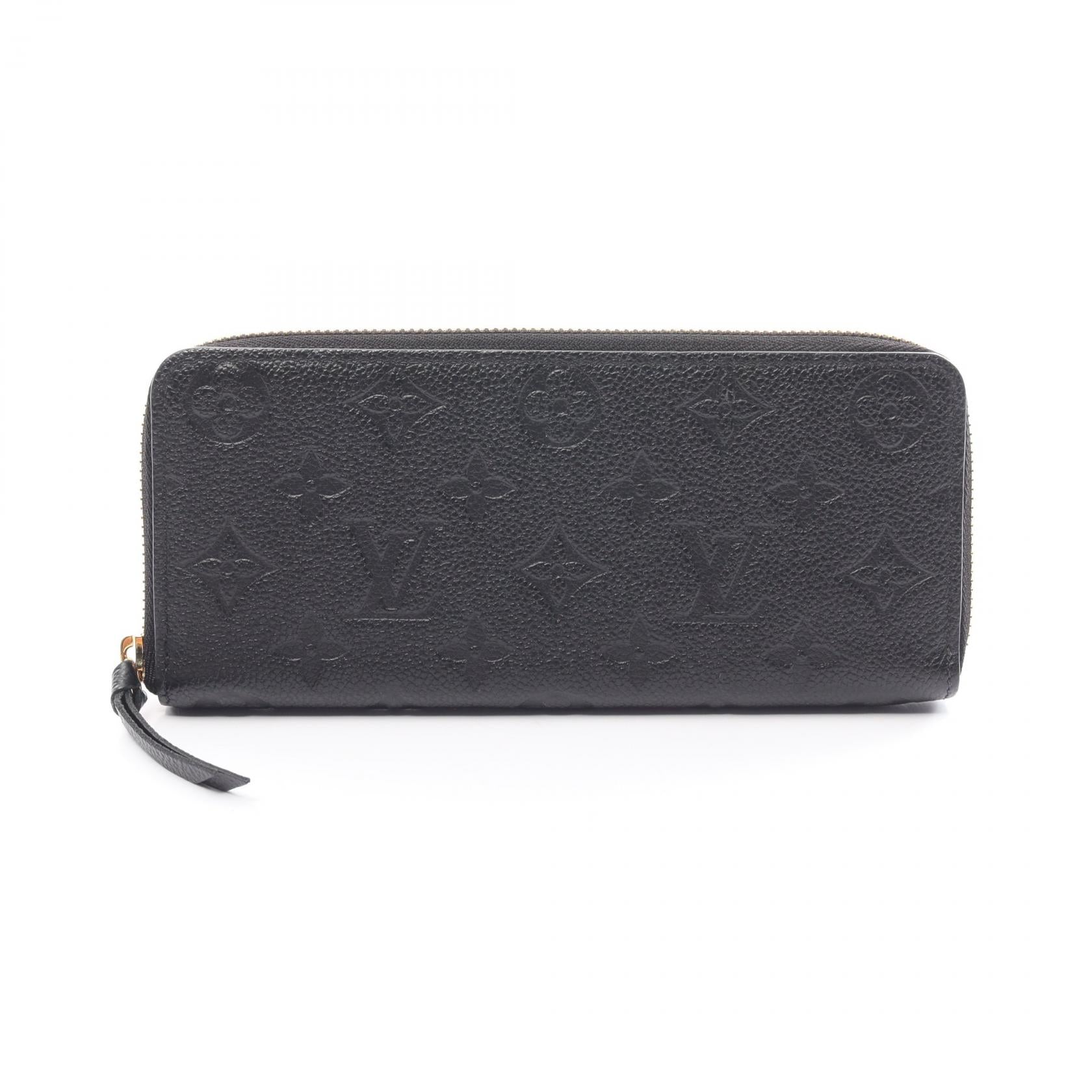 Louis Vuitton Monogram Empreinte Leather Wallet Black