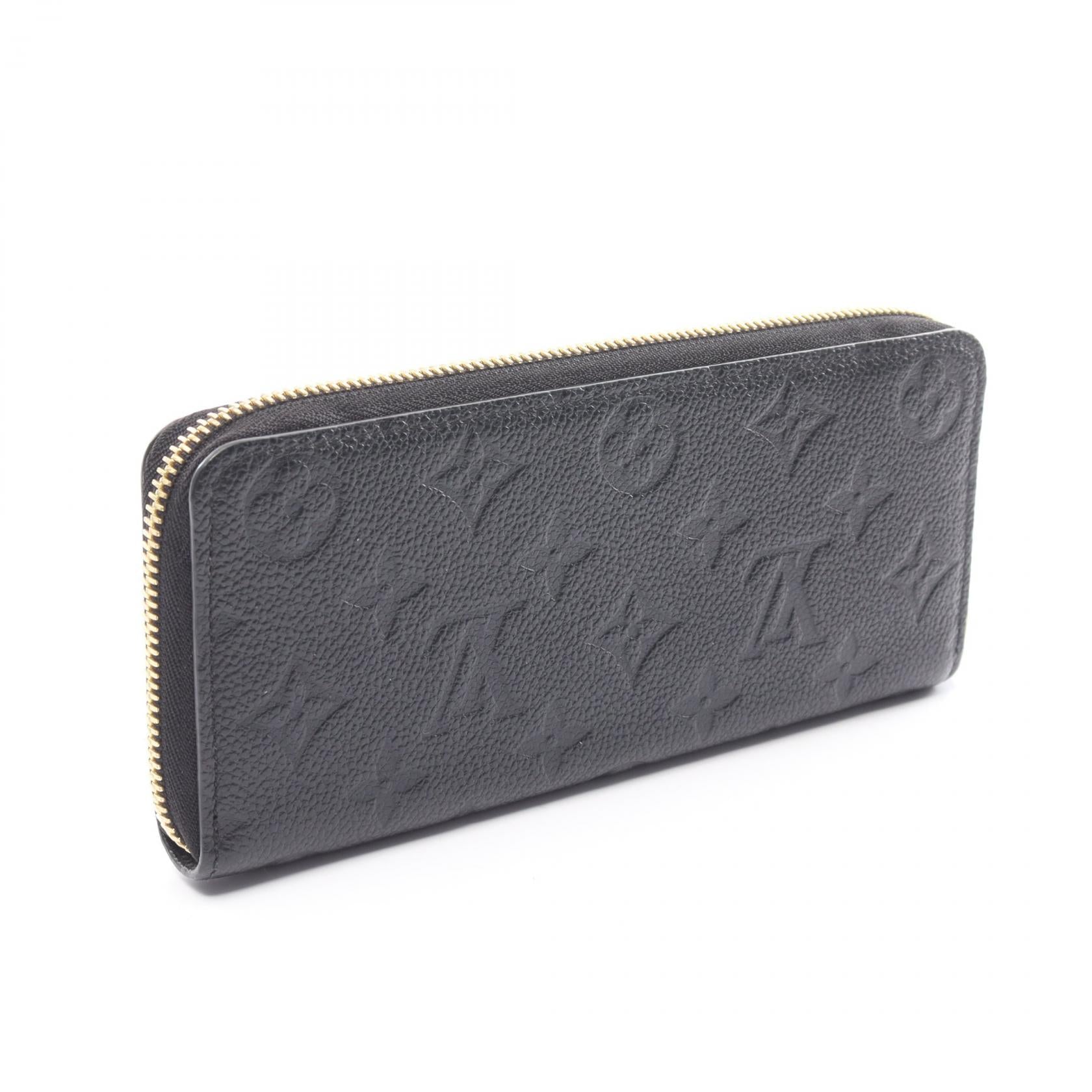 Louis Vuitton Monogram Empreinte Leather Wallet Black