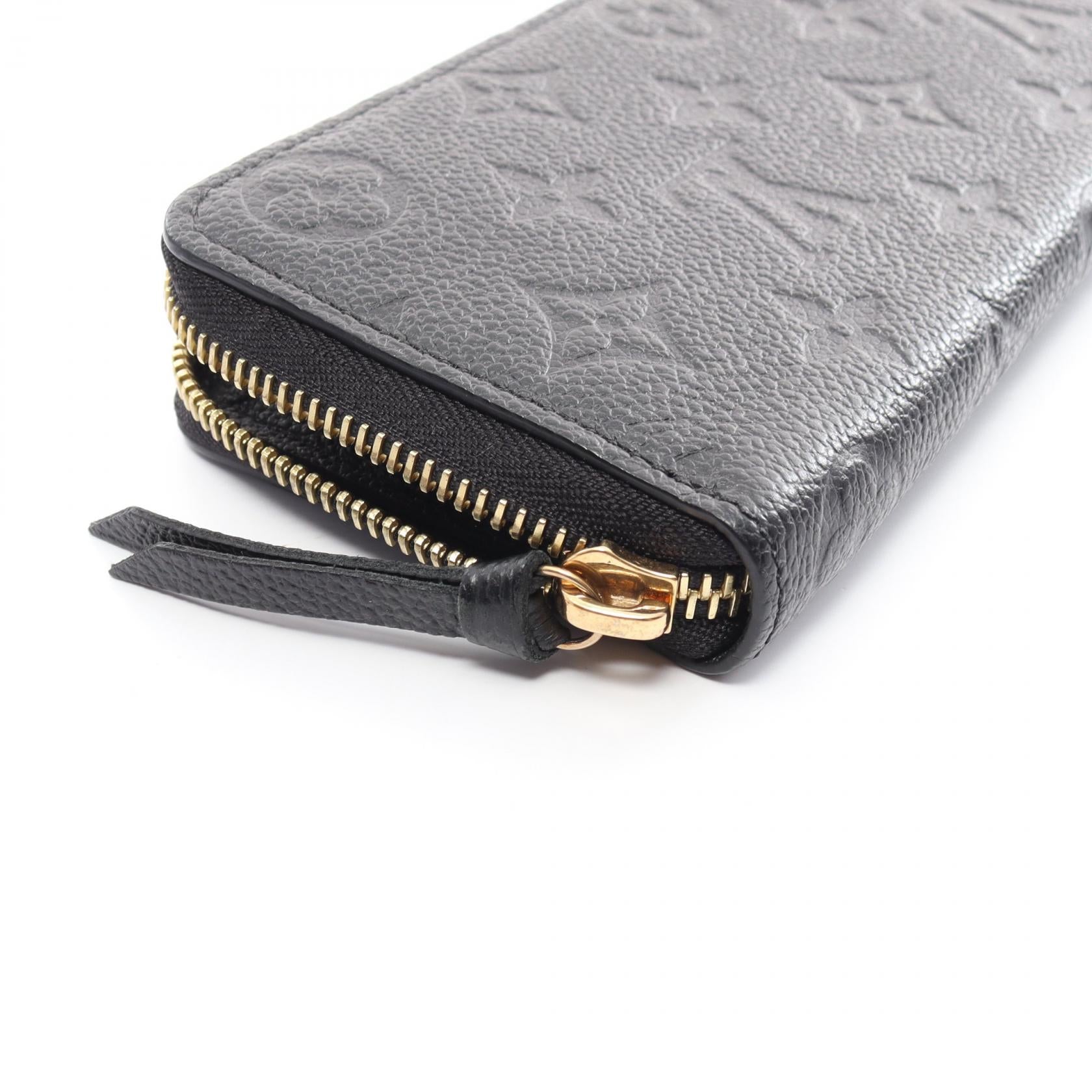 Louis Vuitton Monogram Empreinte Leather Wallet Black