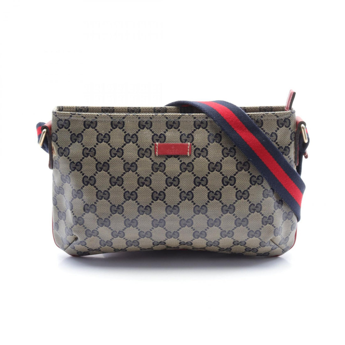 Gucci GG Crystal Shoulder Bag PVC Coated Canvas Leather