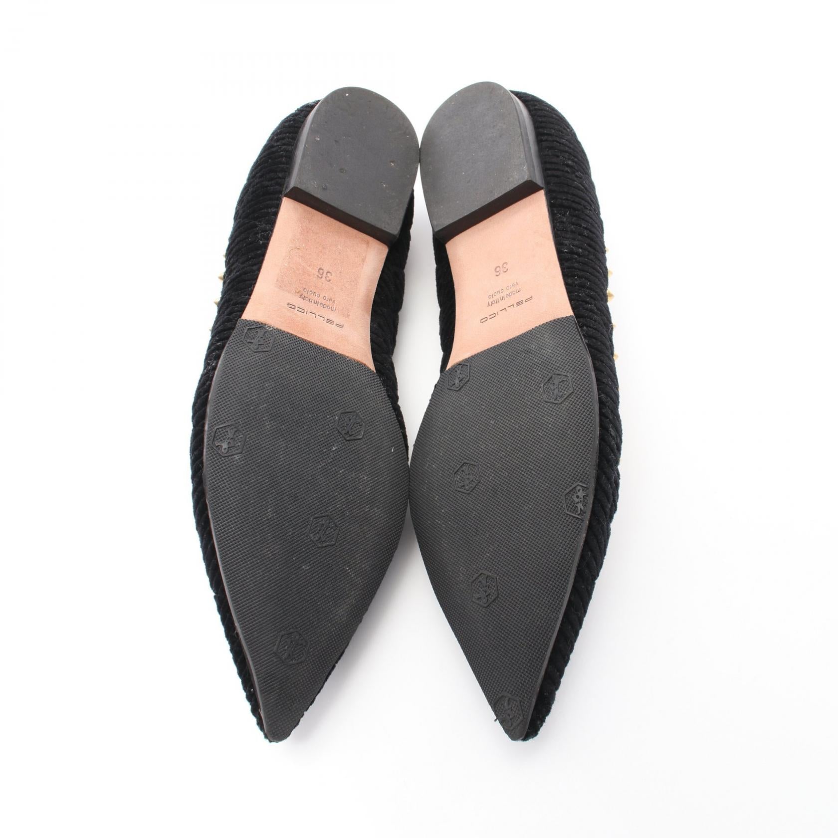 Pellico Corduroy Pumps Black