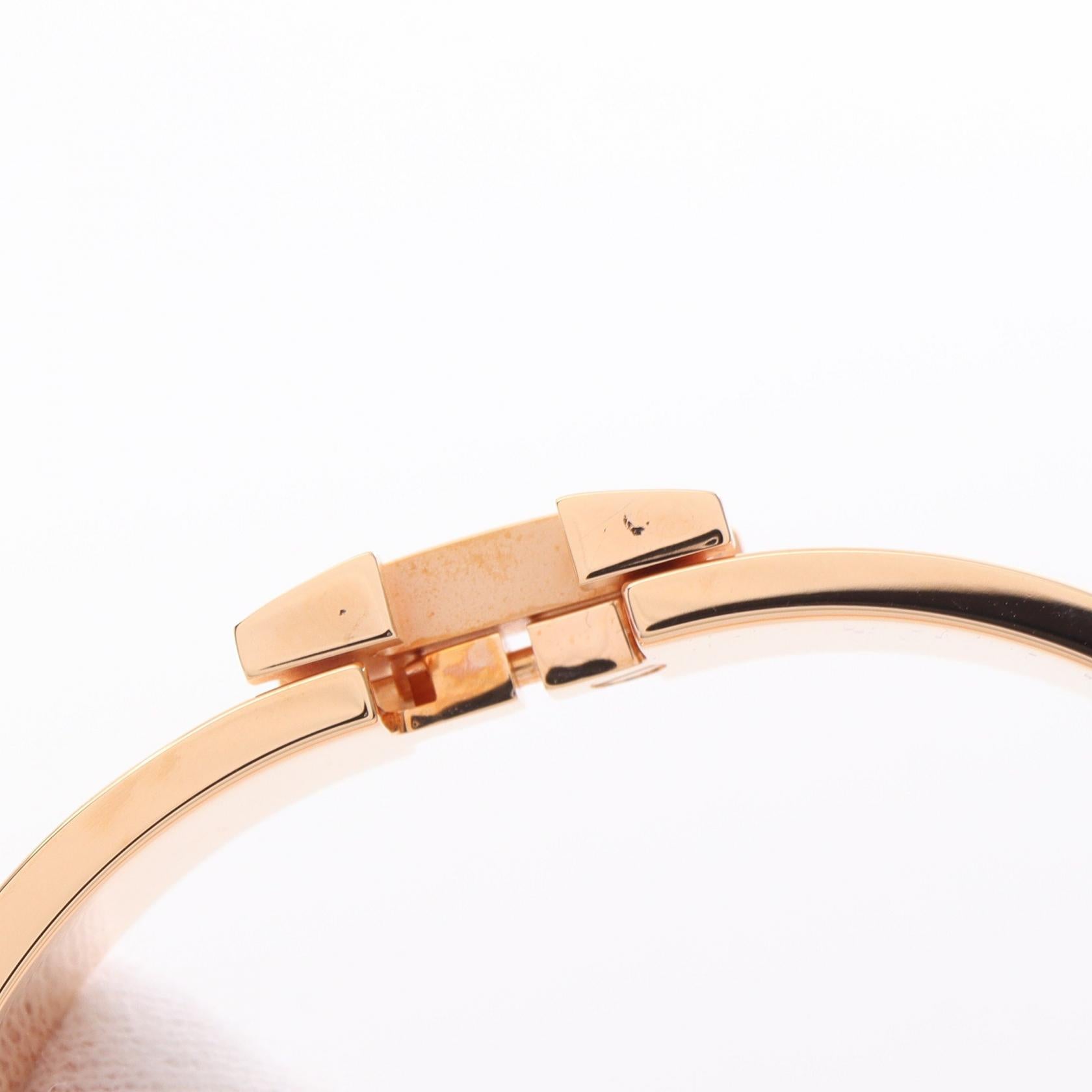 Hermes Clic H Bracelet PM Metal Bangle in Great Condition