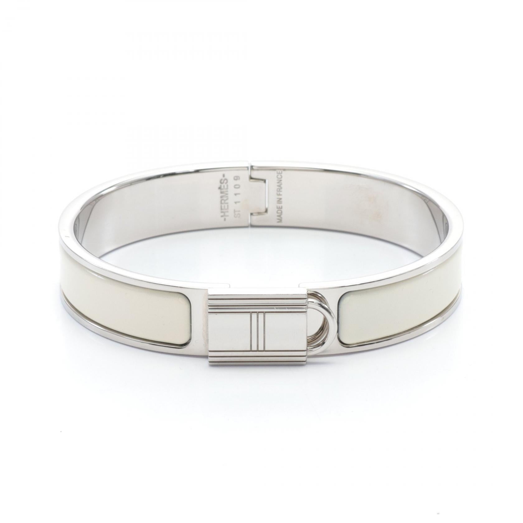 Hermes Click Cadena PM Bangle Stainless Steel Enamel