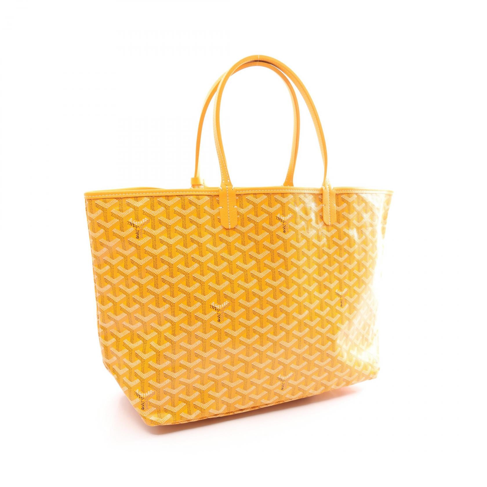 Goyard St. Louis PM Tote Bag PVC Canvas Leather