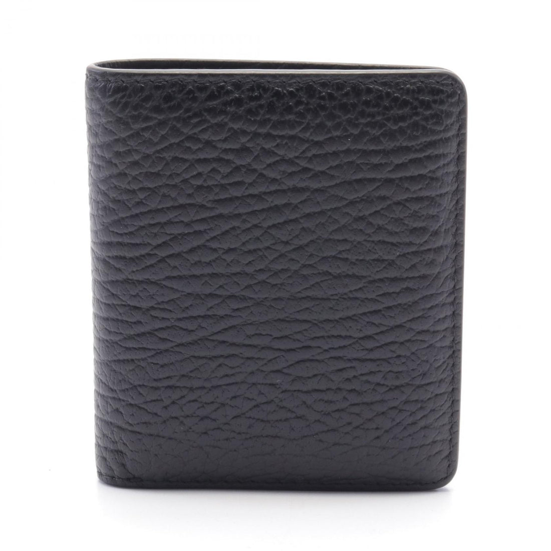 Maison Margiela Leather Popper Wallet Black