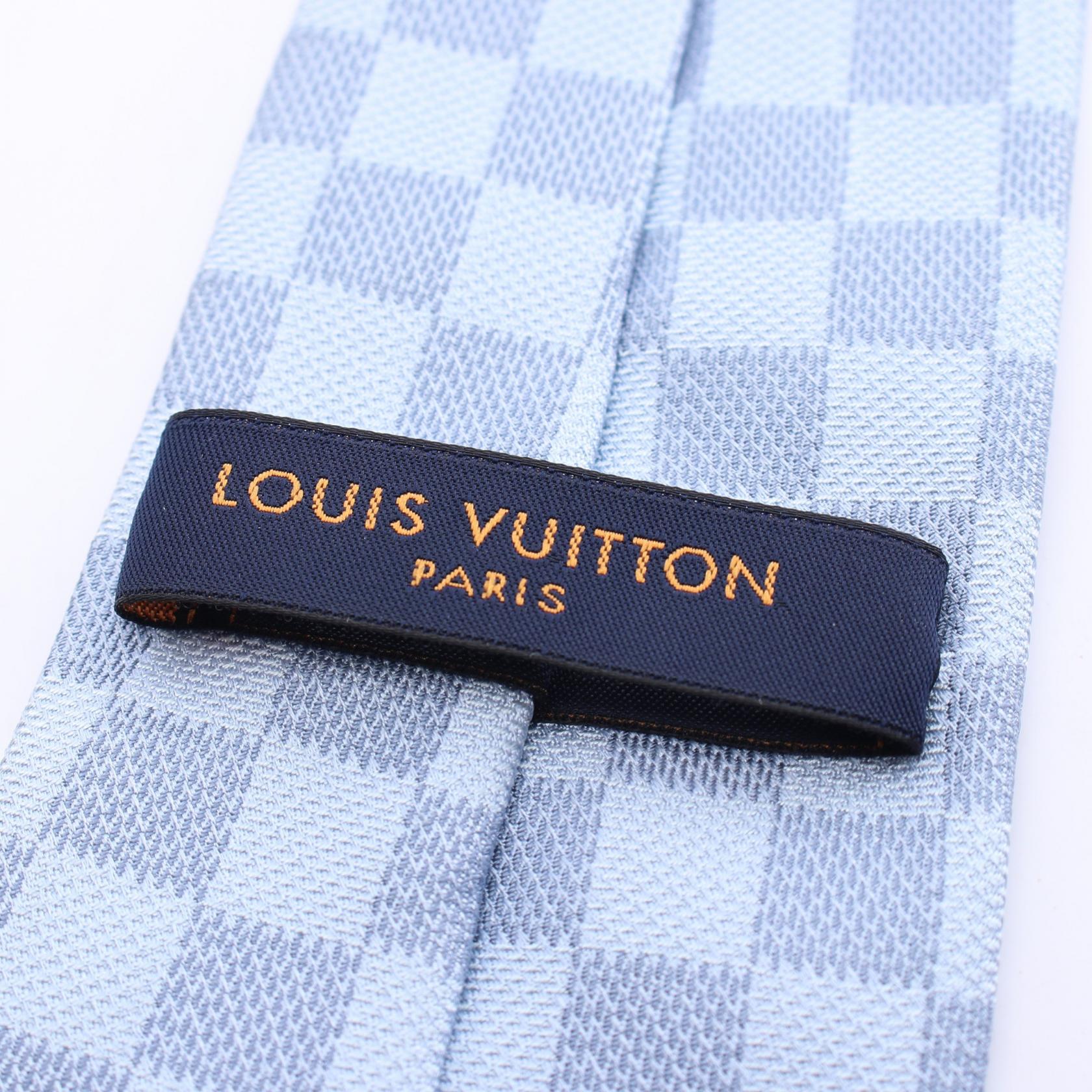 Louis Vuitton Damier Silk Classic Tie M78754