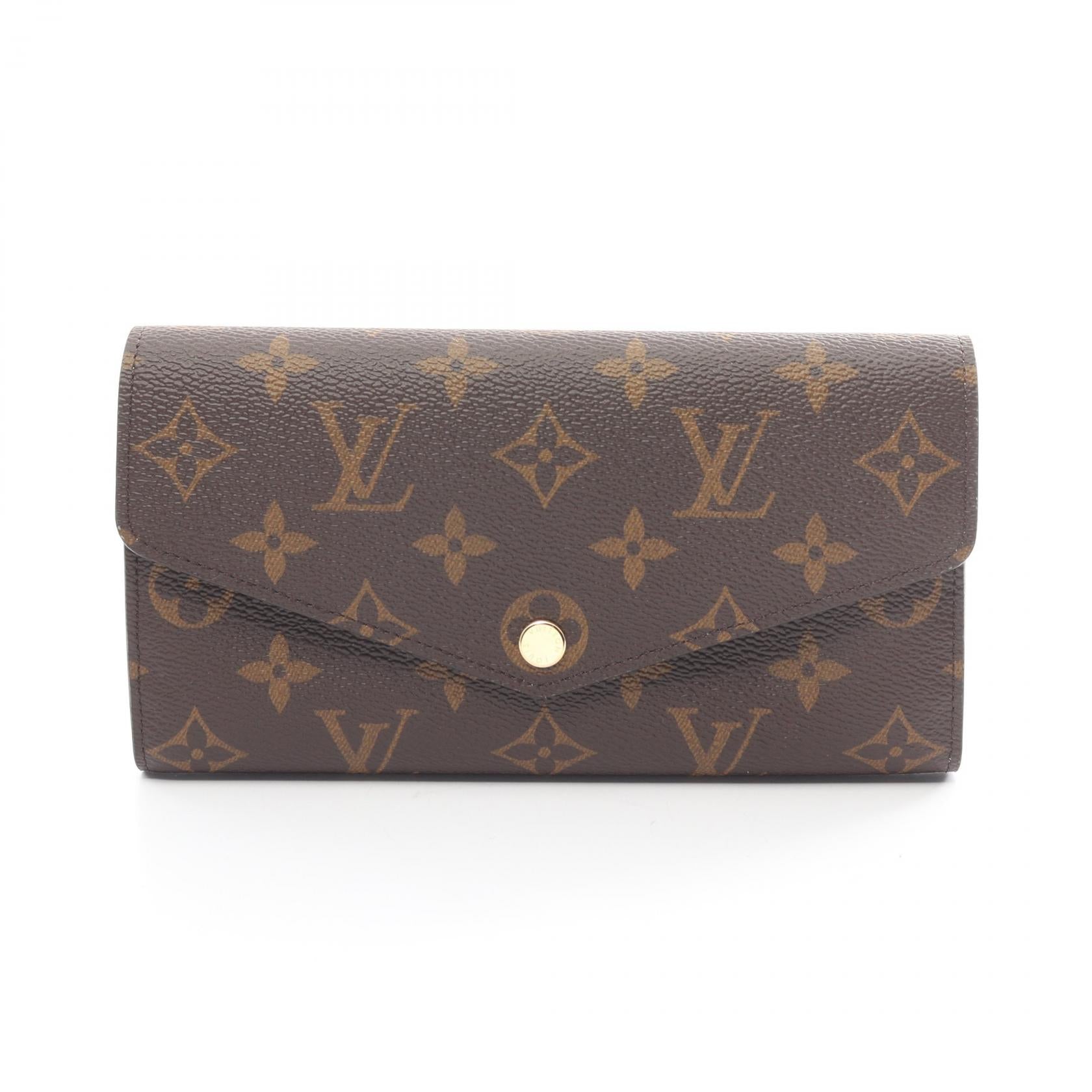 Louis Vuitton Portefeuille Sarah  Canvas Long Wallet M83580 in Great Condition