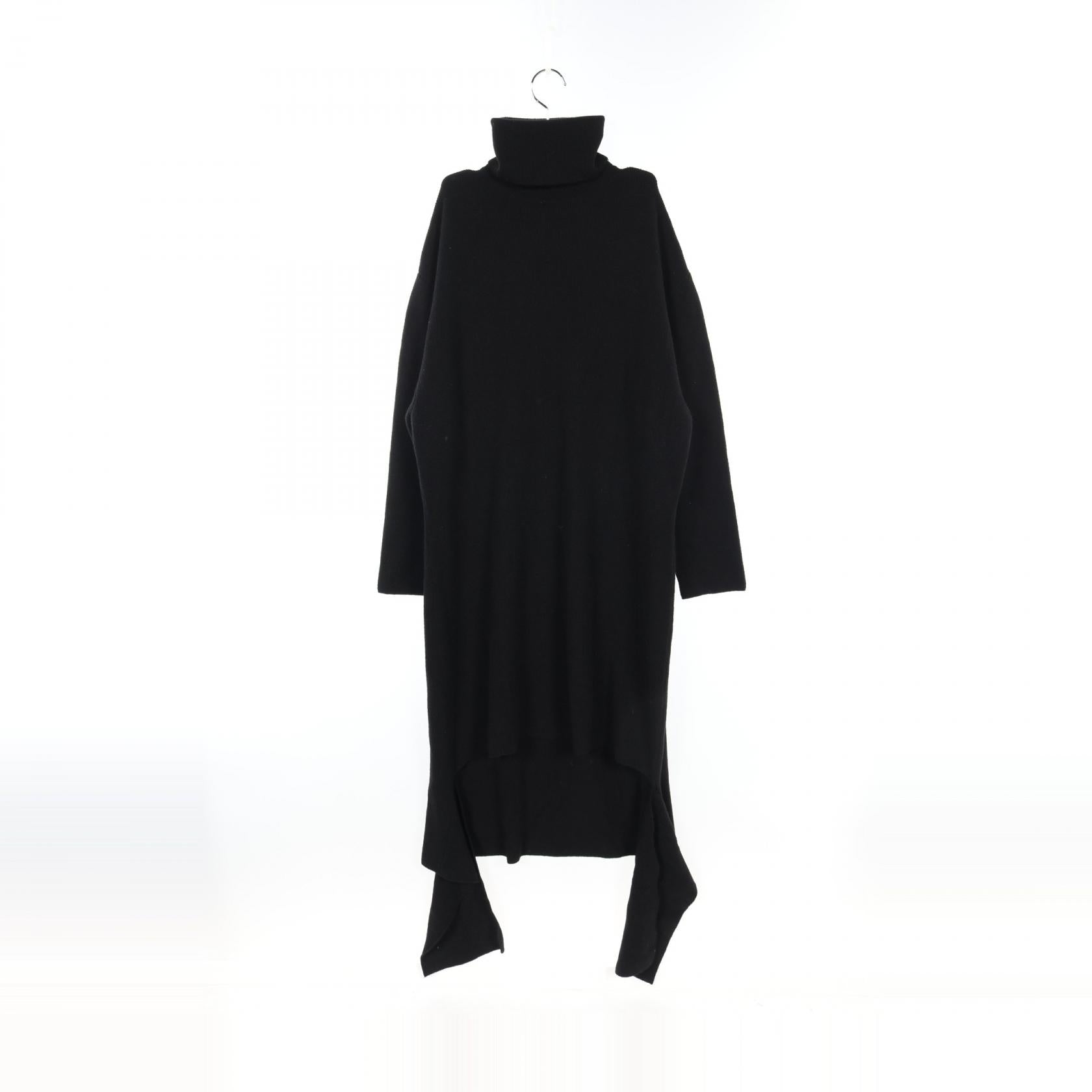 Balenciaga Wool Dress Black 446498