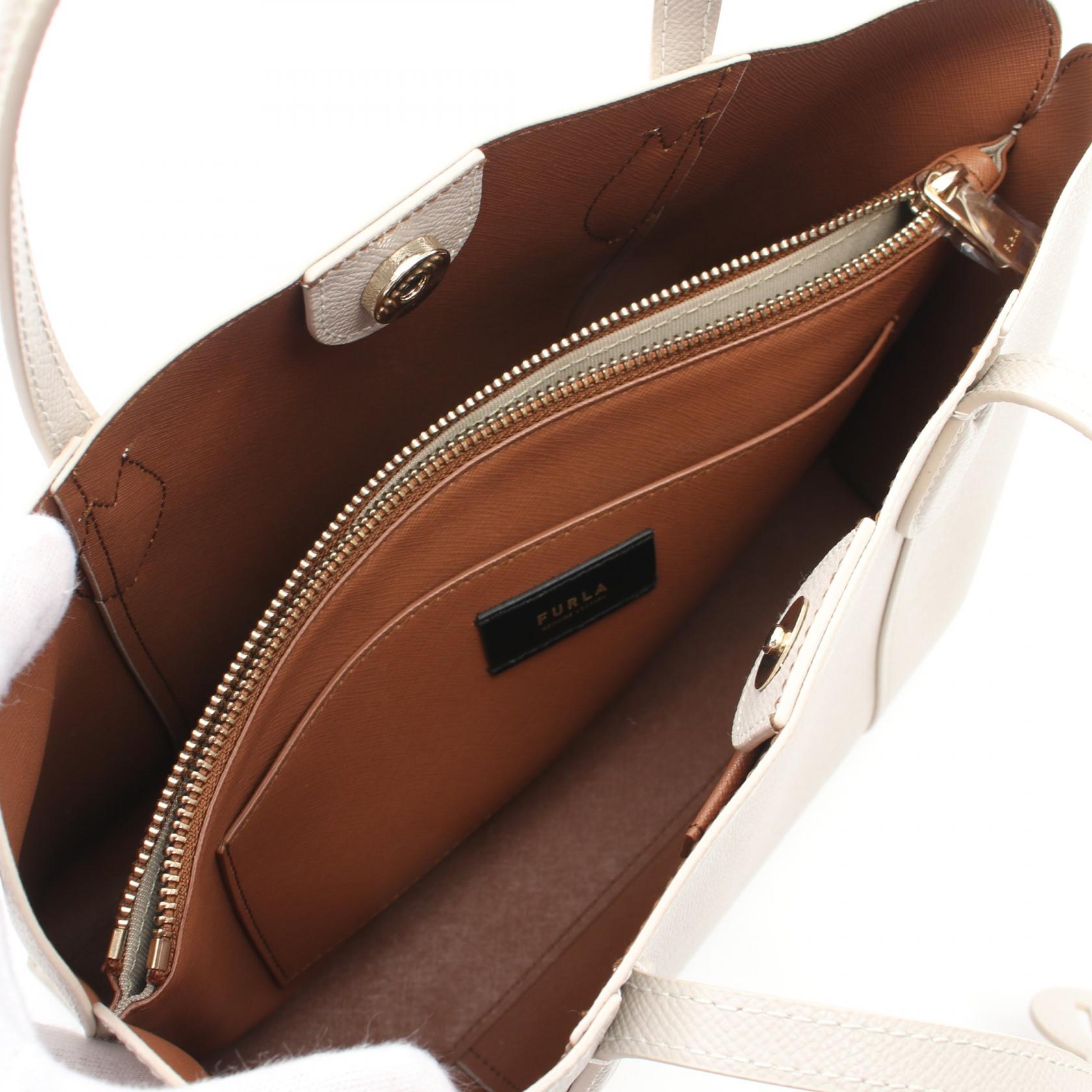 Furla VITTORIA M Leather Tote Bag