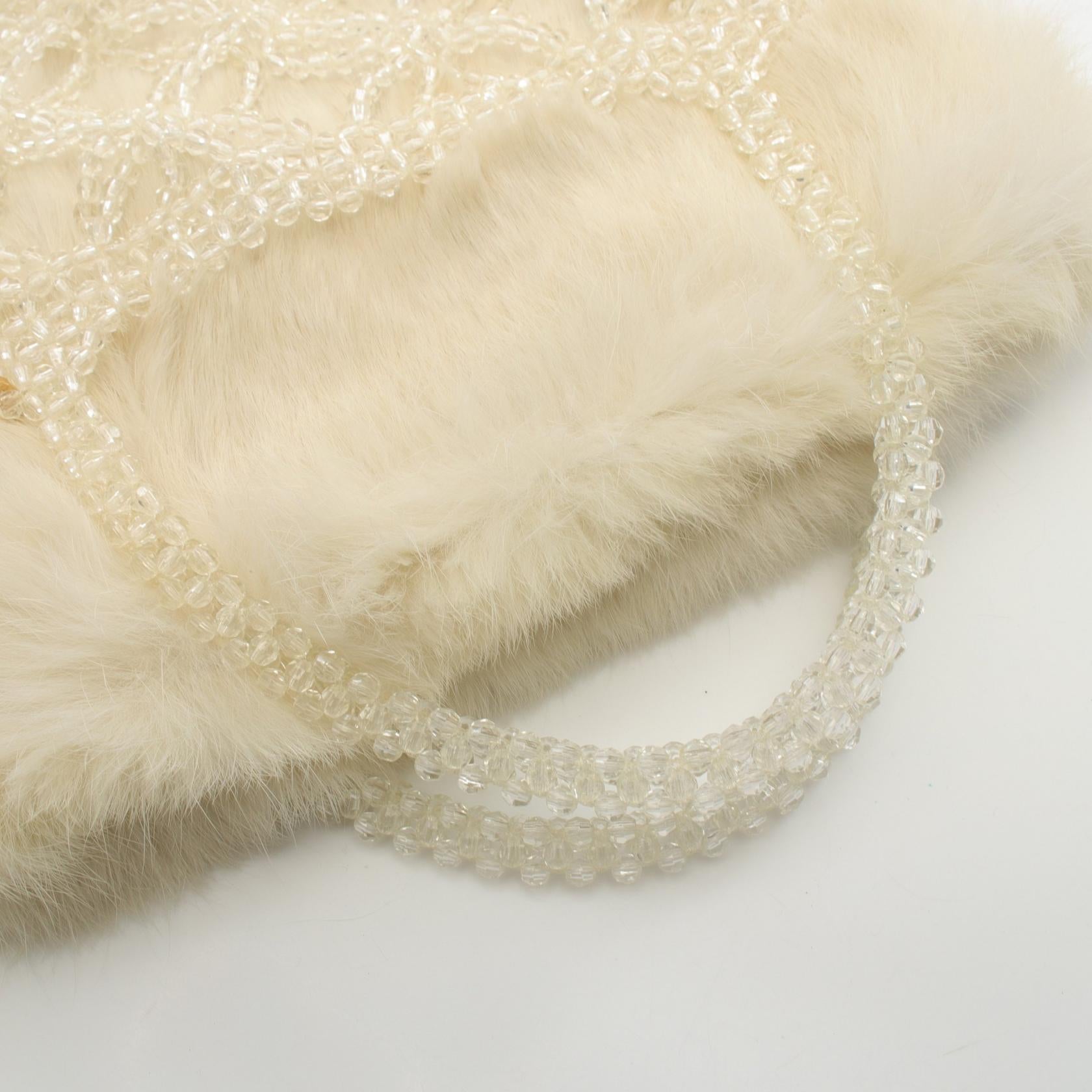 ANTEPRIMA Bead Rabbit Fur Handbag