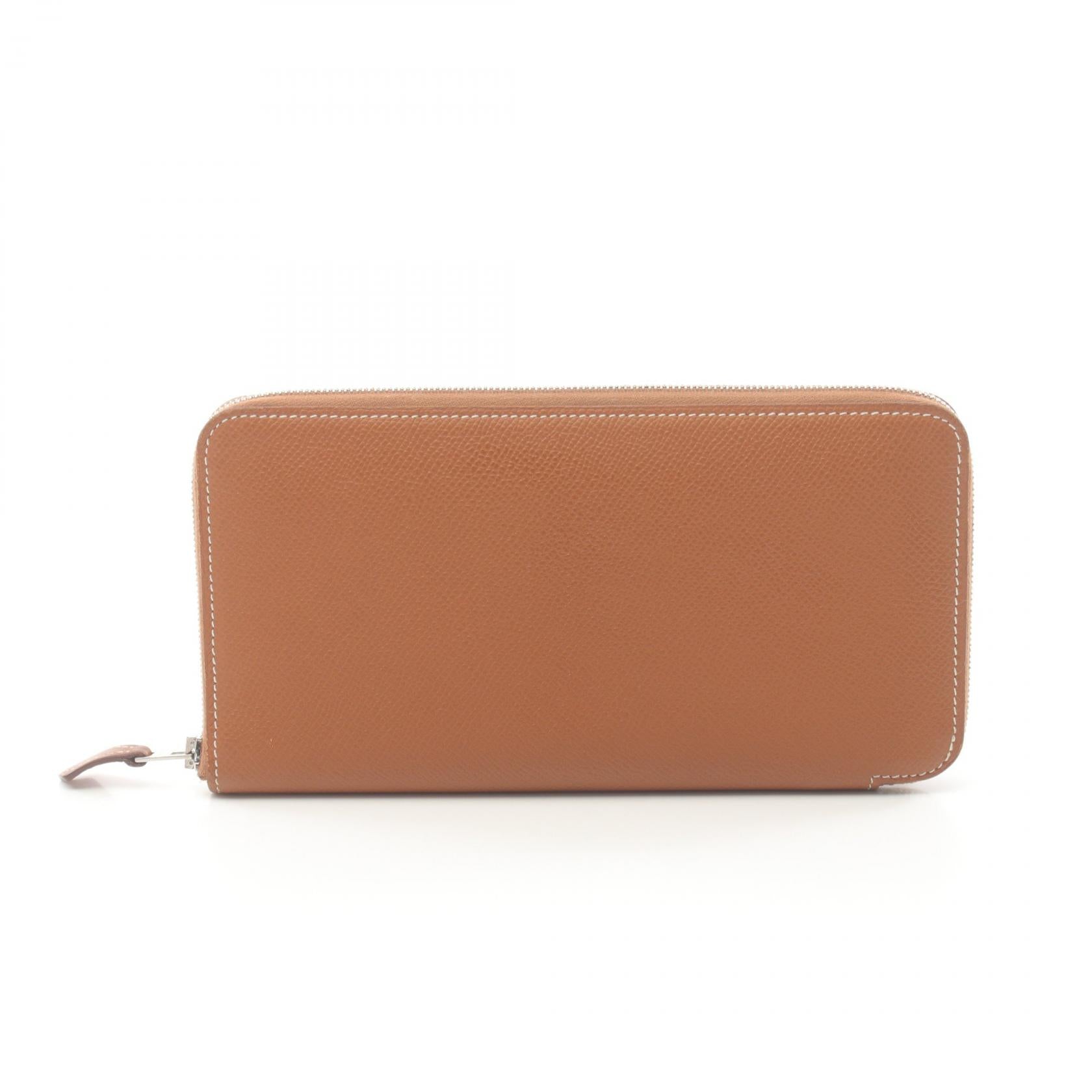 Hermes Azap Long Silk'in Gold Wallet